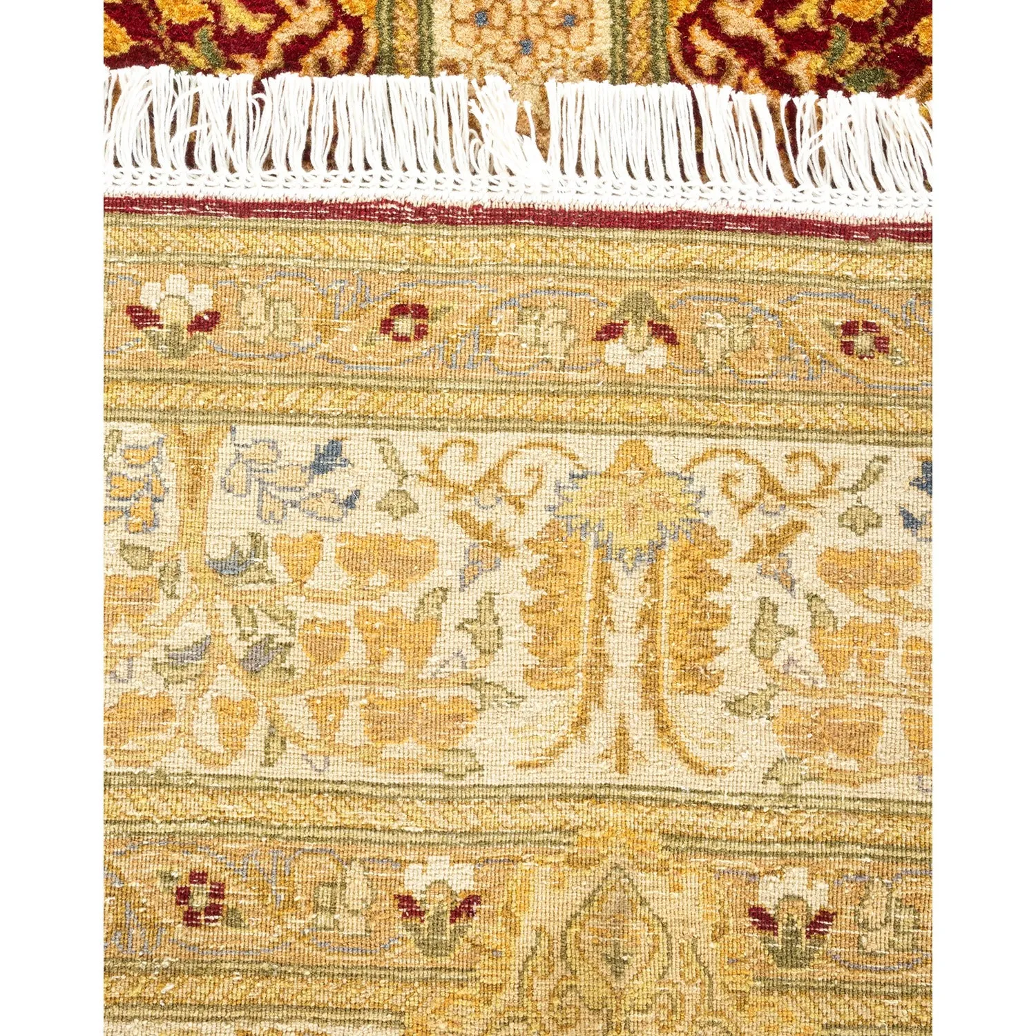 Multicolored Traditional Wool Rug - 7'1" x 7'1"