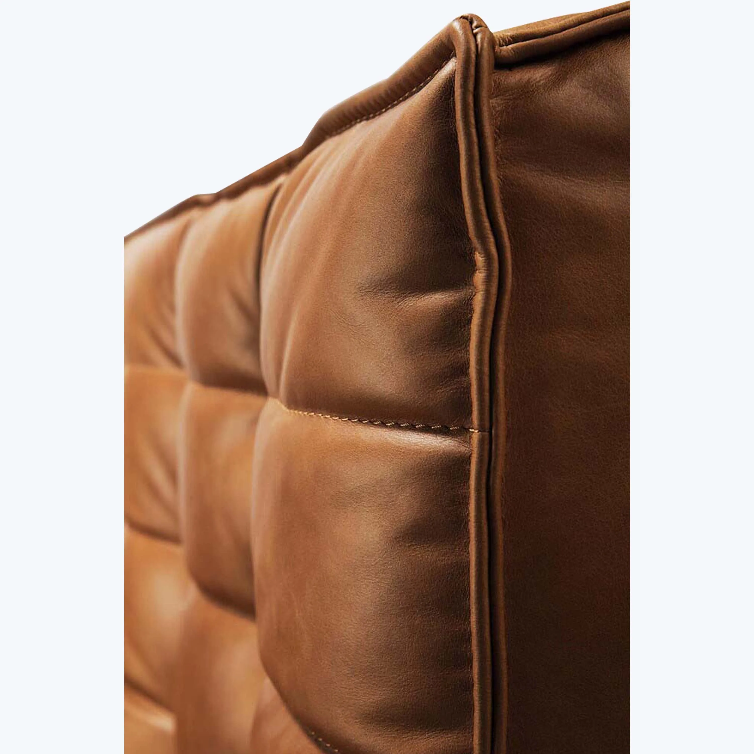 N701 Modular Leather Square-Corner Sectional