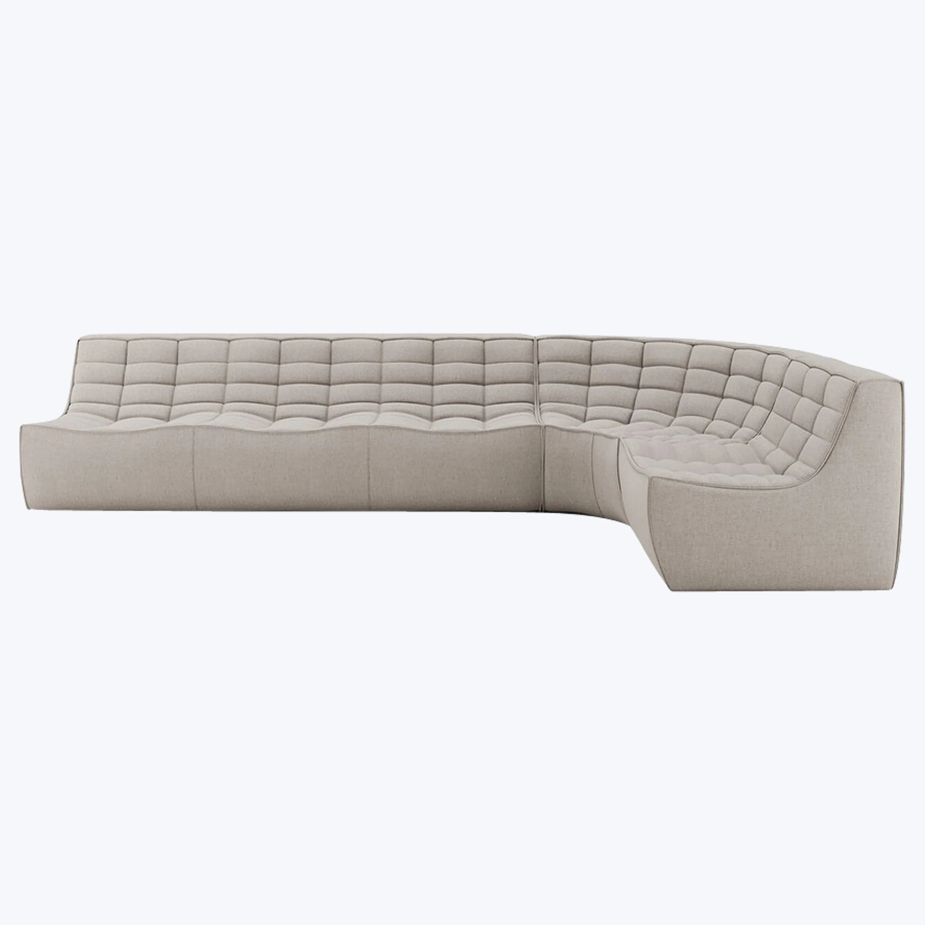 N701 Modular Round-Corner Sectional