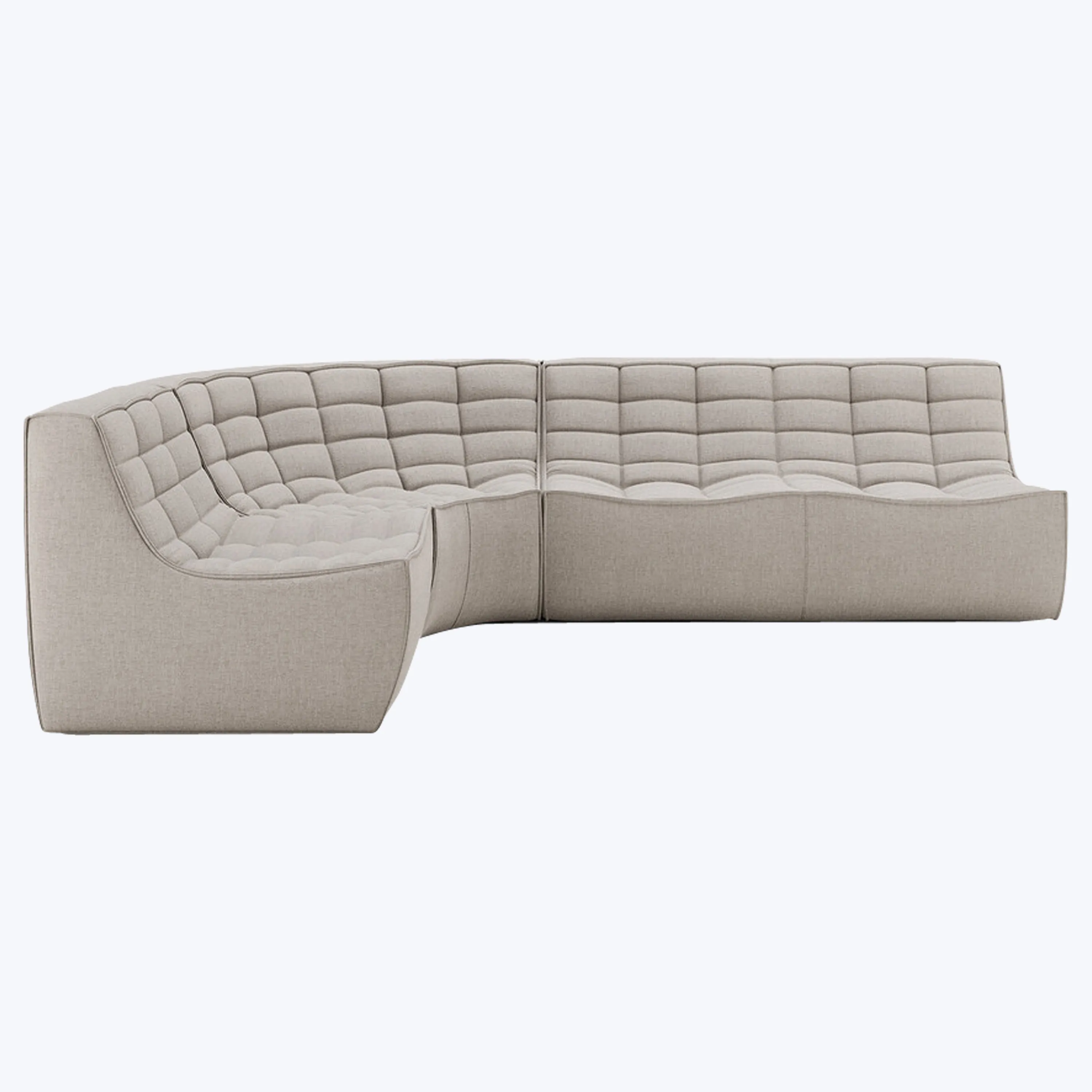 N701 Modular Round-Corner Sectional