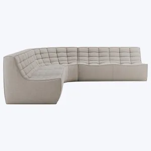 N701 Modular Round-Corner Sectional