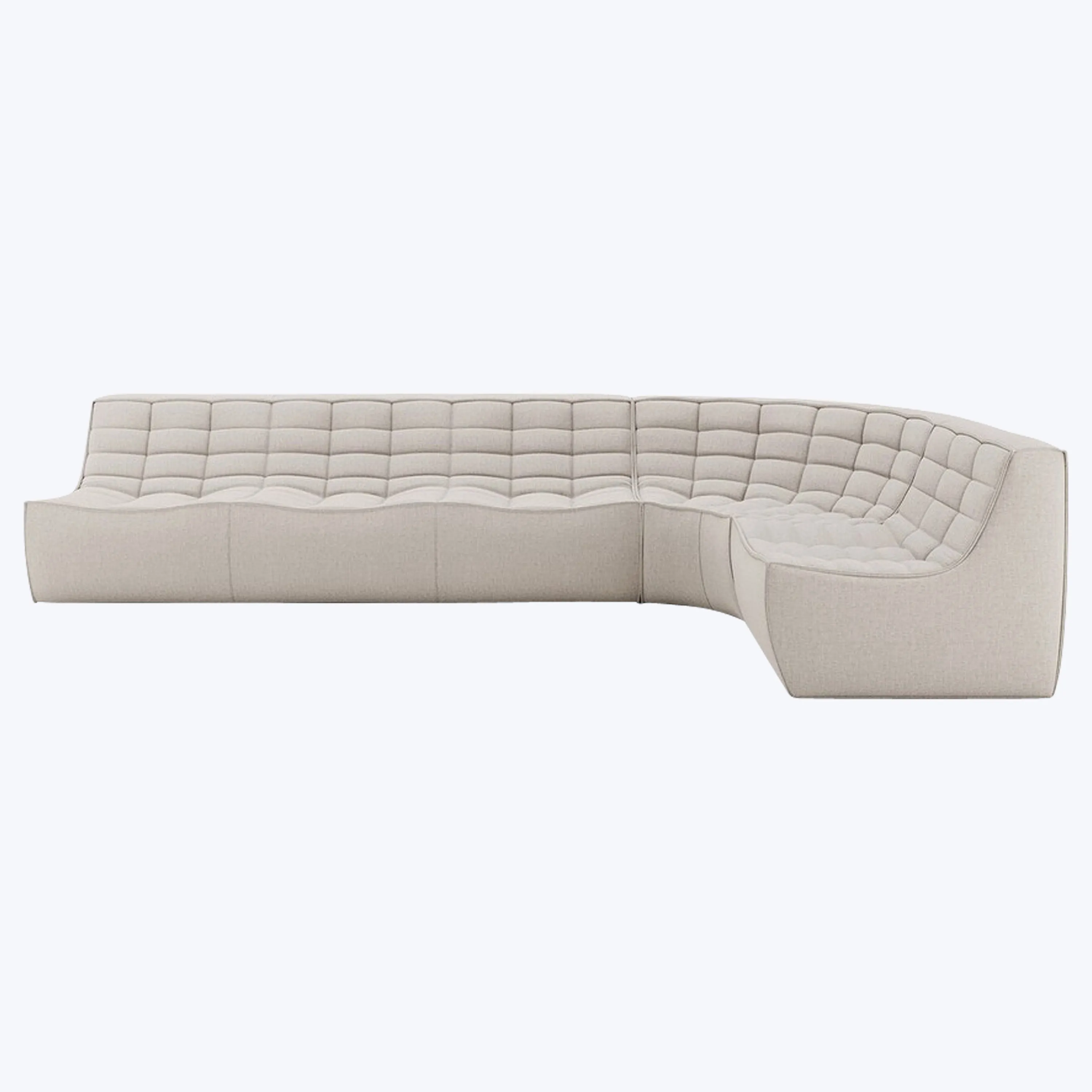 N701 Modular Round-Corner Sectional