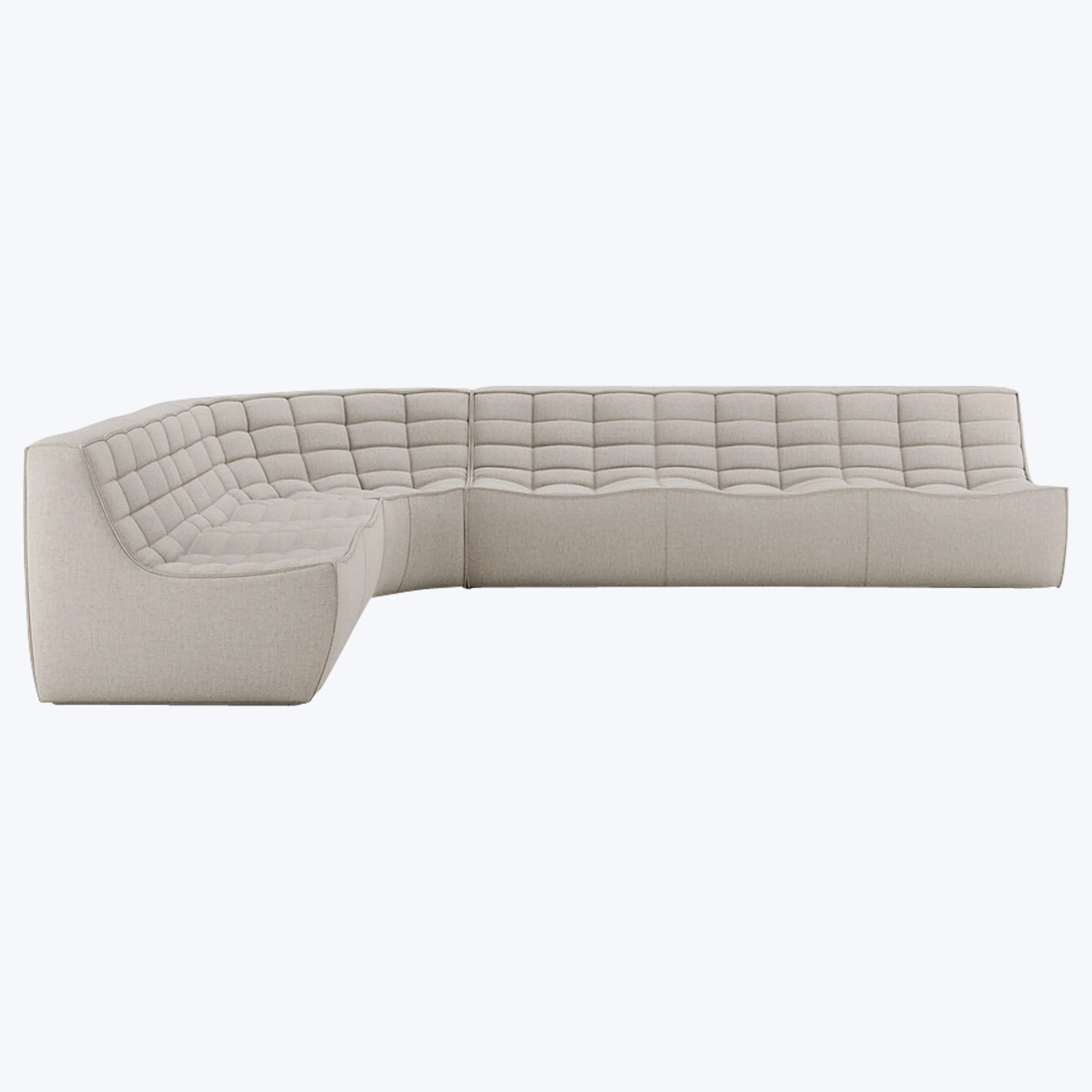 N701 Modular Round-Corner Sectional