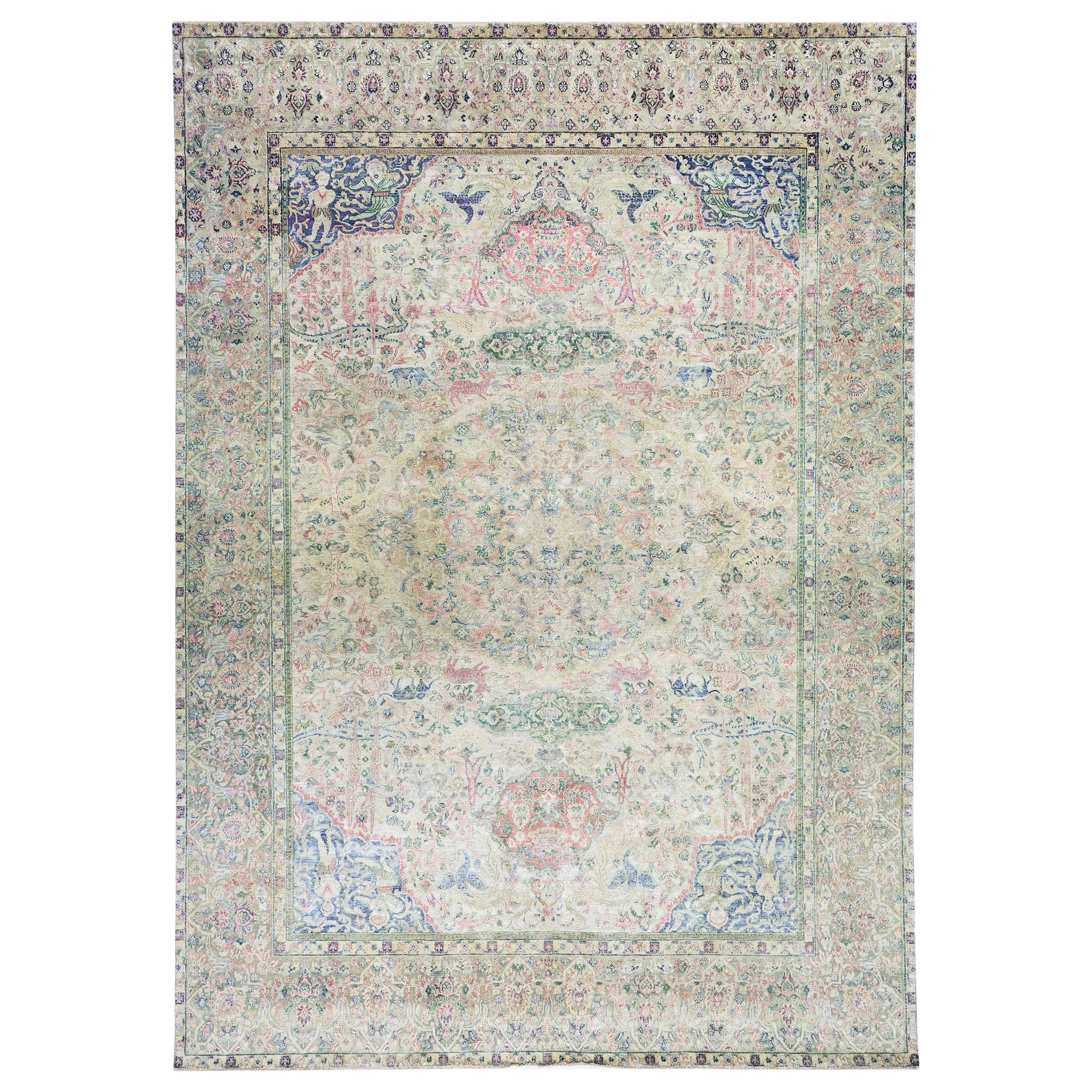 Natural Alchemy Transitional Silk Wool Blend Rug - 9'10" x 13'10"