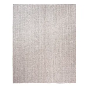 Natural Flatweave Wool Rug - 10'3"x12'10"