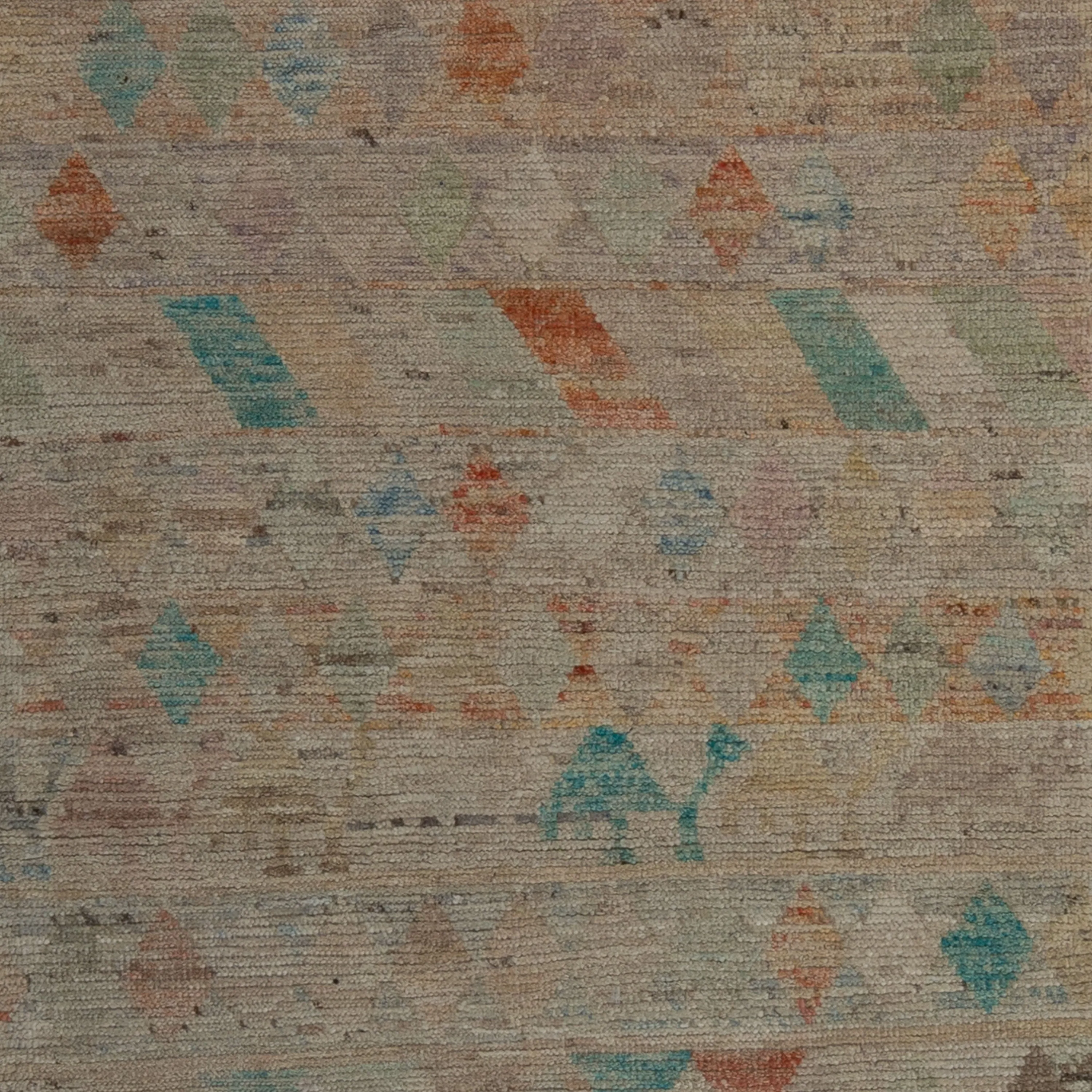 Natural Zameen Transitional Wool Runner - 2'10" x 10'2"