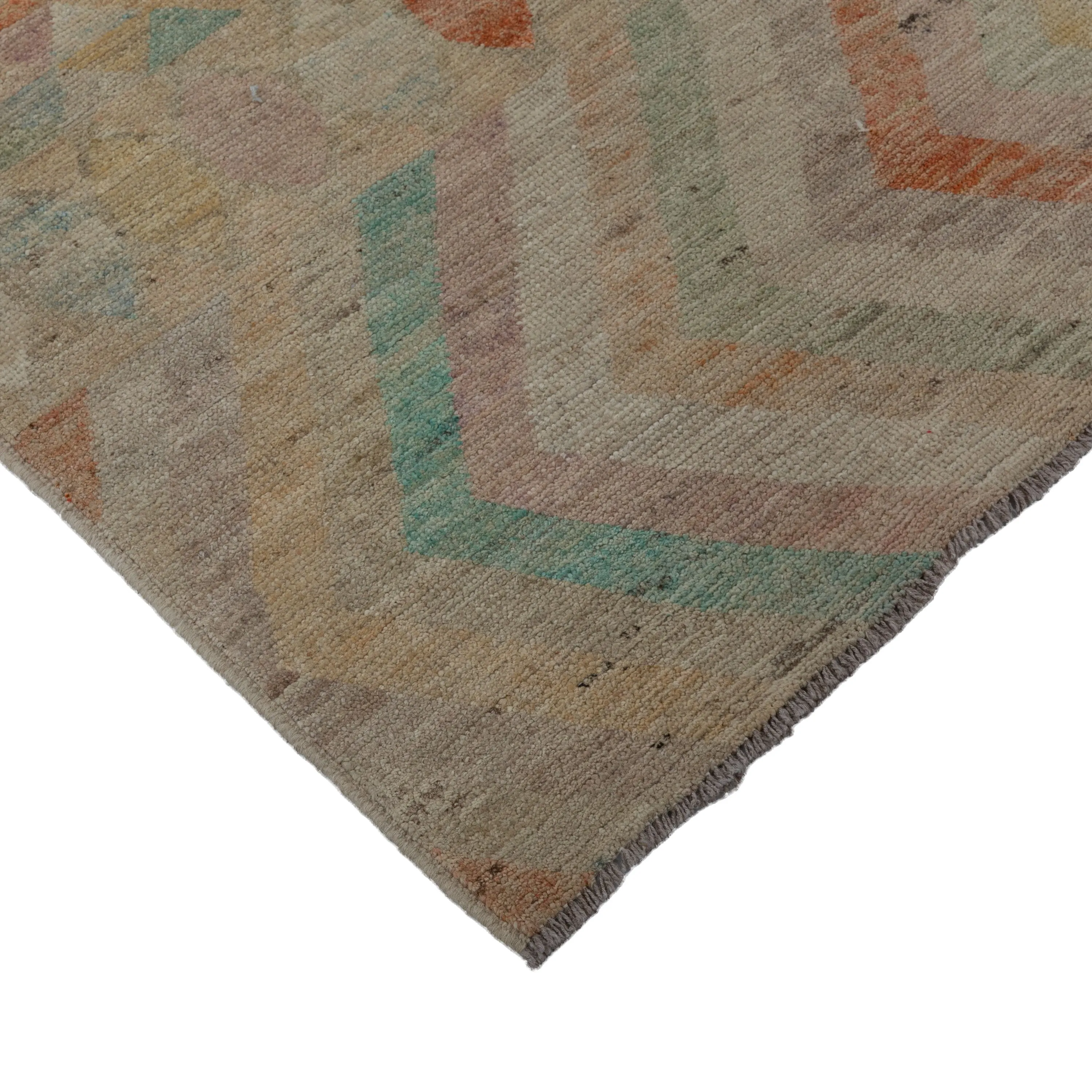 Natural Zameen Transitional Wool Runner - 2'10" x 10'2"