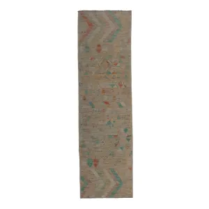 Natural Zameen Transitional Wool Runner - 2'10" x 10'2"