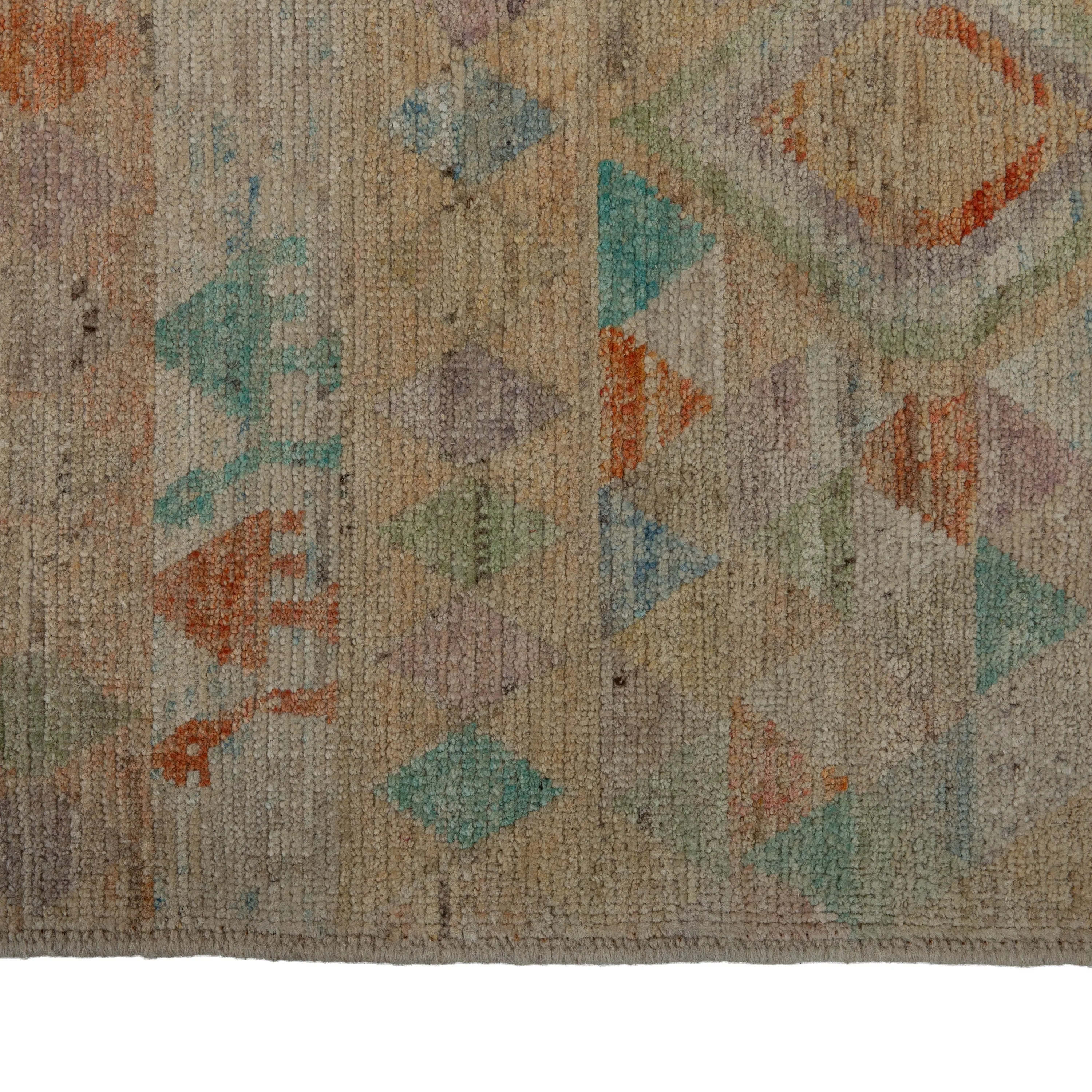 Natural Zameen Transitional Wool Runner - 2'10" x 10'2"