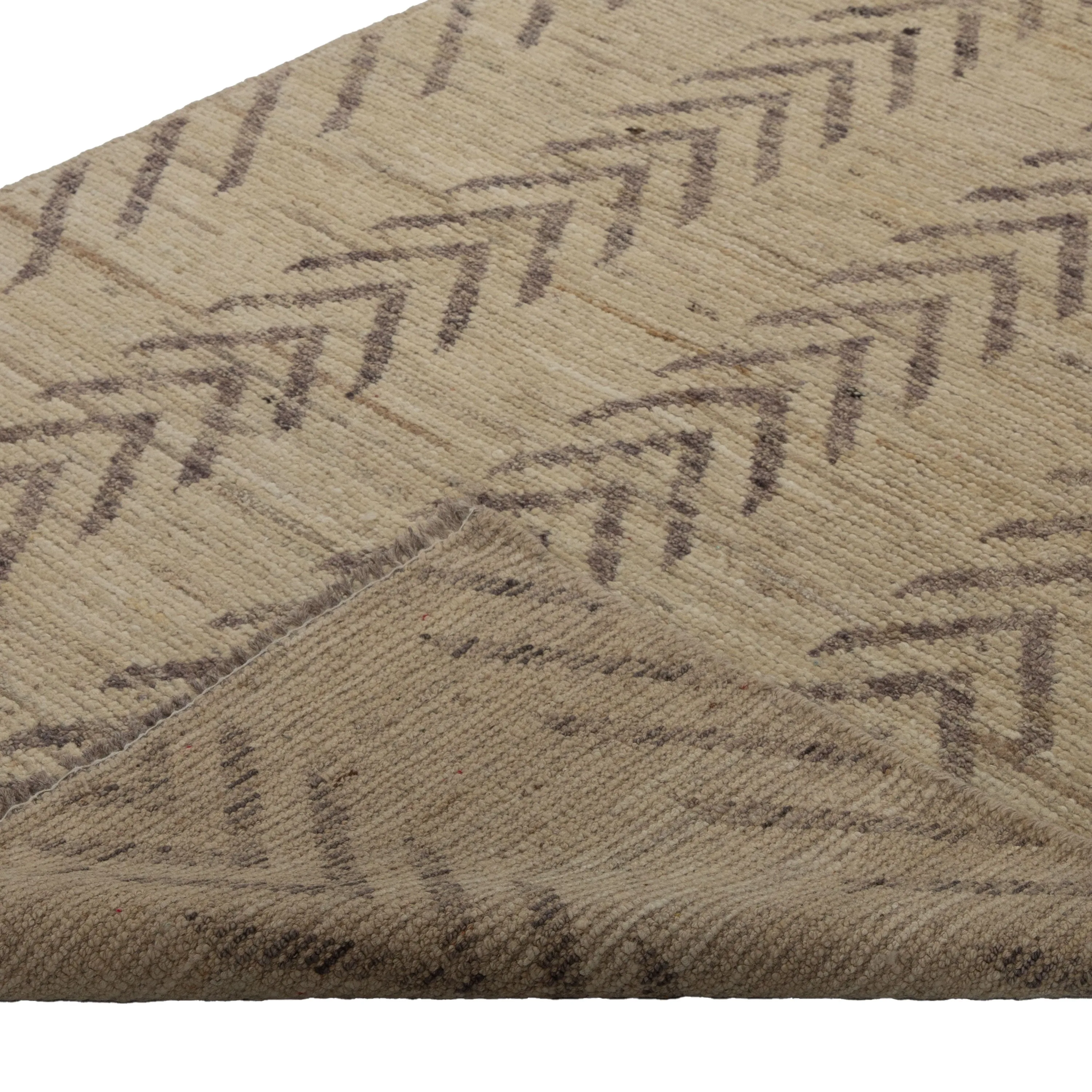 Natural Zameen Transitional Wool Runner - 3'2" x 9'9"