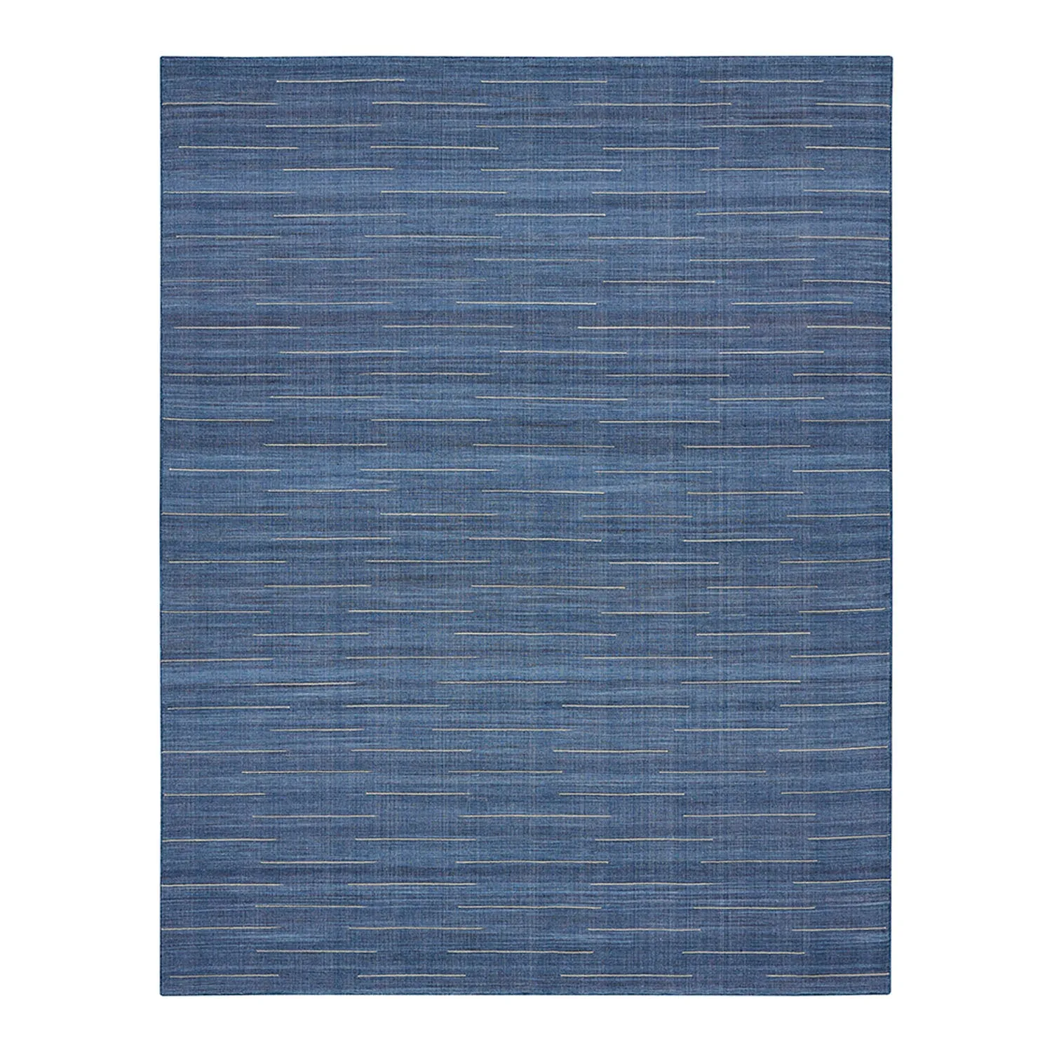 Navy  Kavya Flatweave Kilim Rug