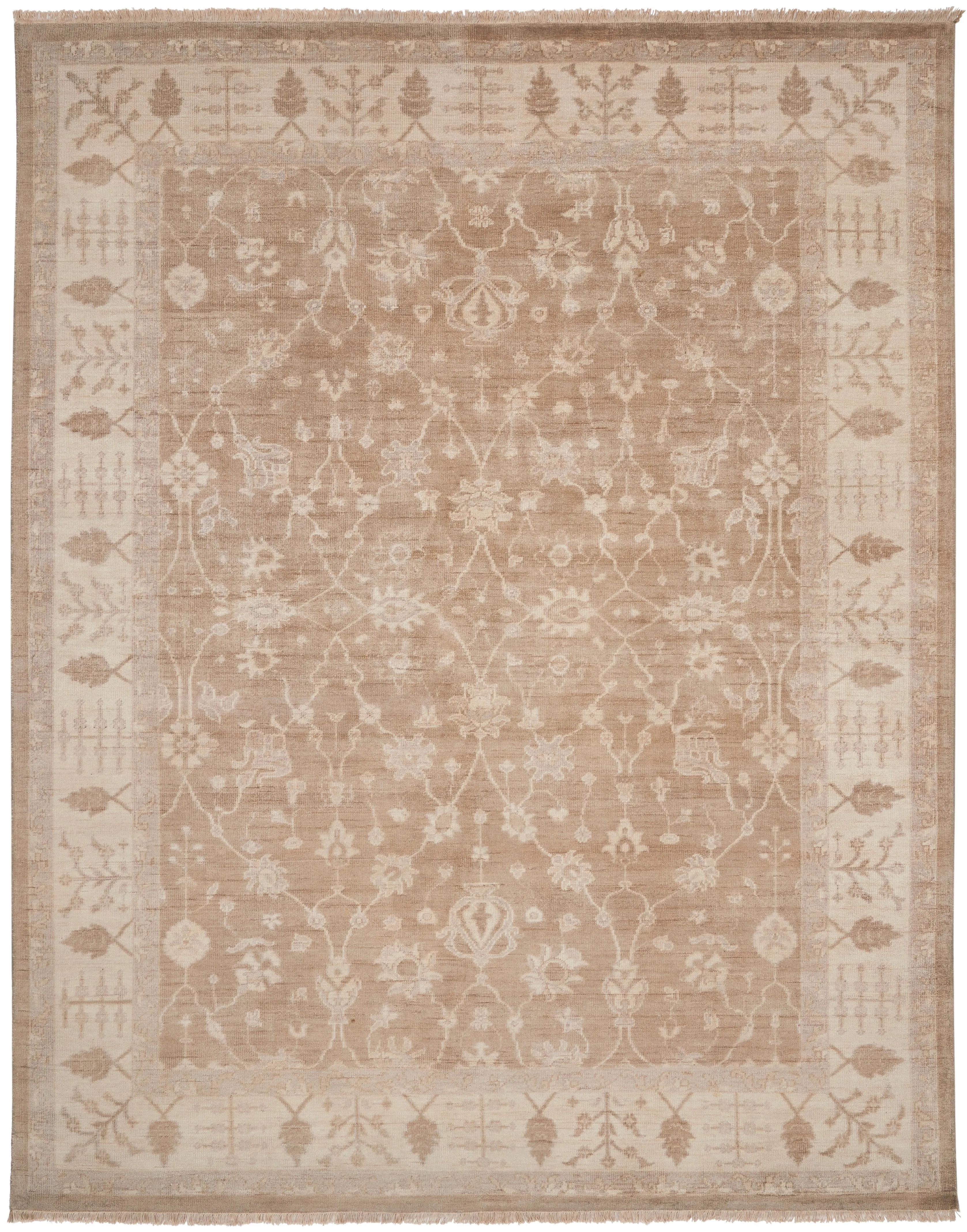 Neutral Essentials Oushak Traditional Rug