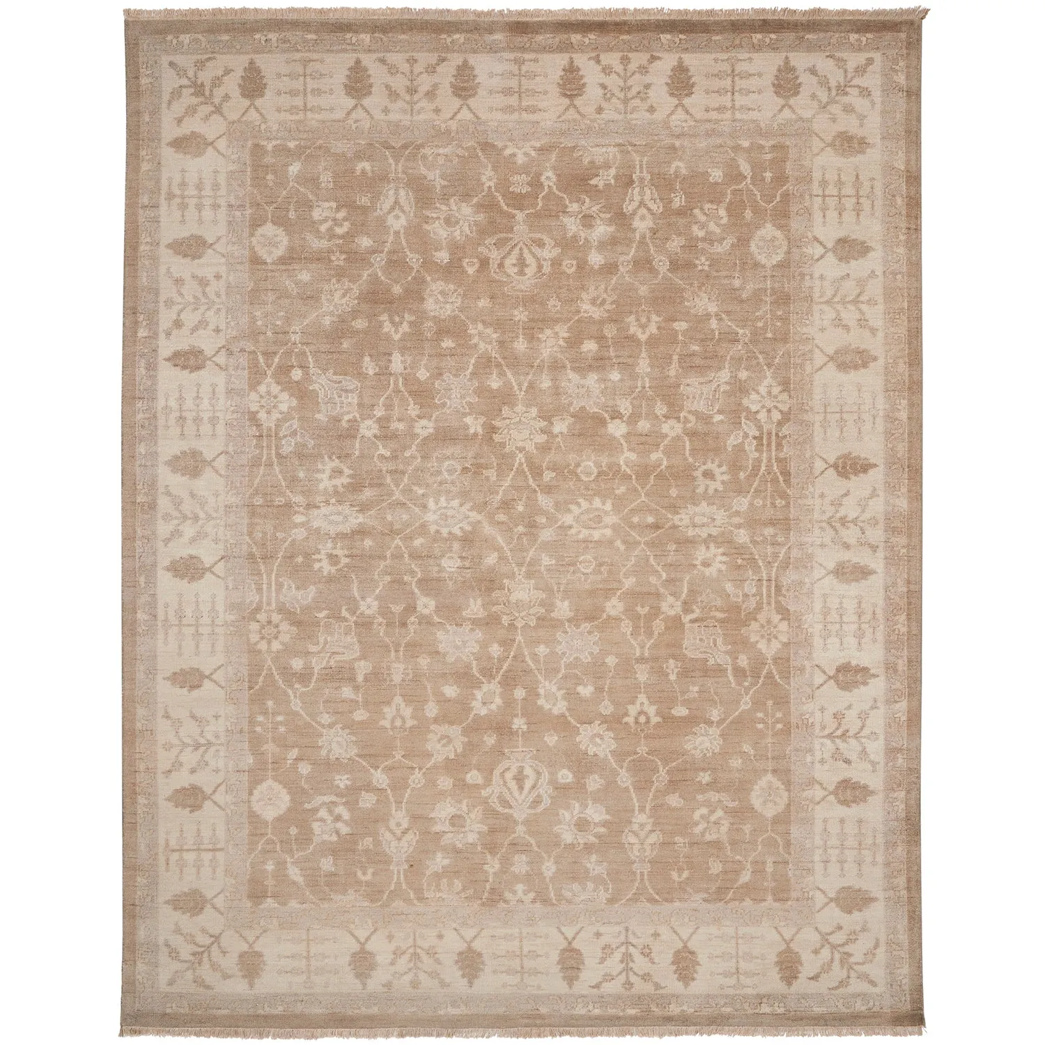 Neutral Essentials Oushak Traditional Rug