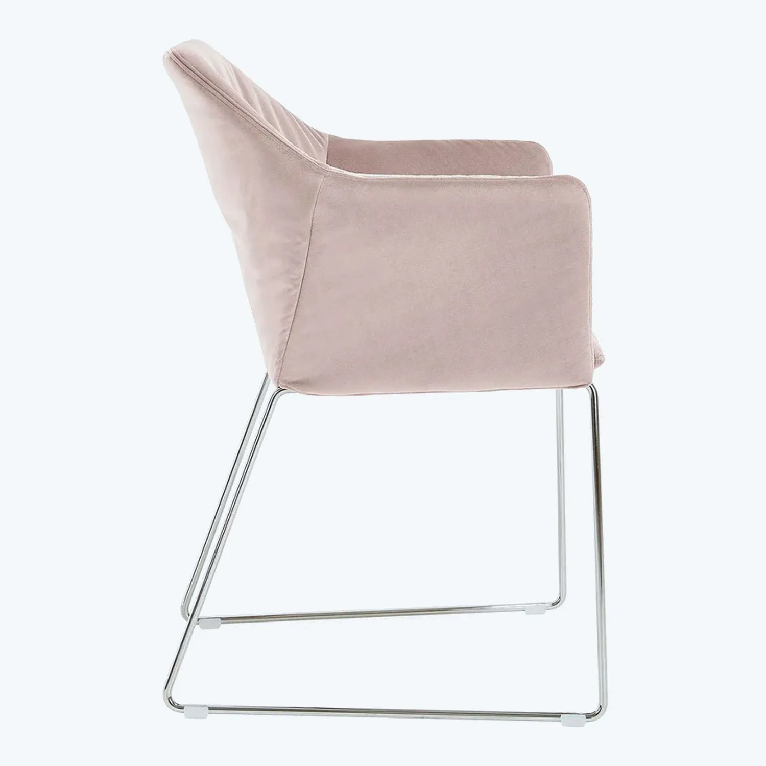 New York Sedia Dining Arm Chair, Velvet