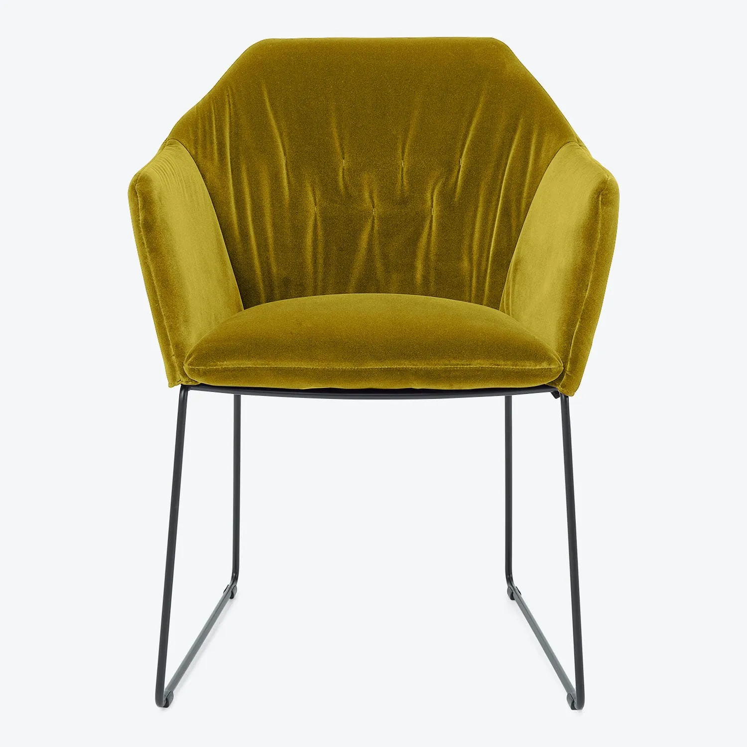 New York Sedia Dining Arm Chair, Velvet