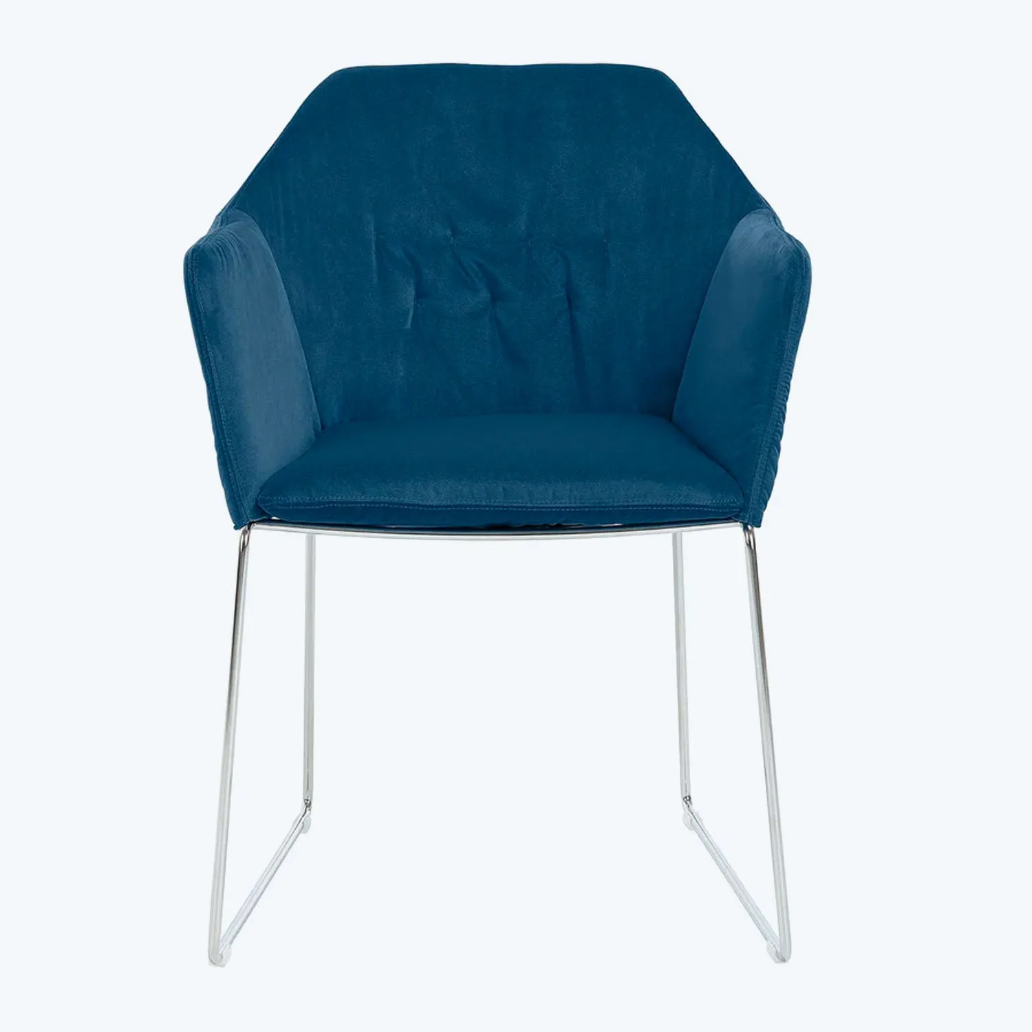New York Sedia Dining Arm Chair, Velvet