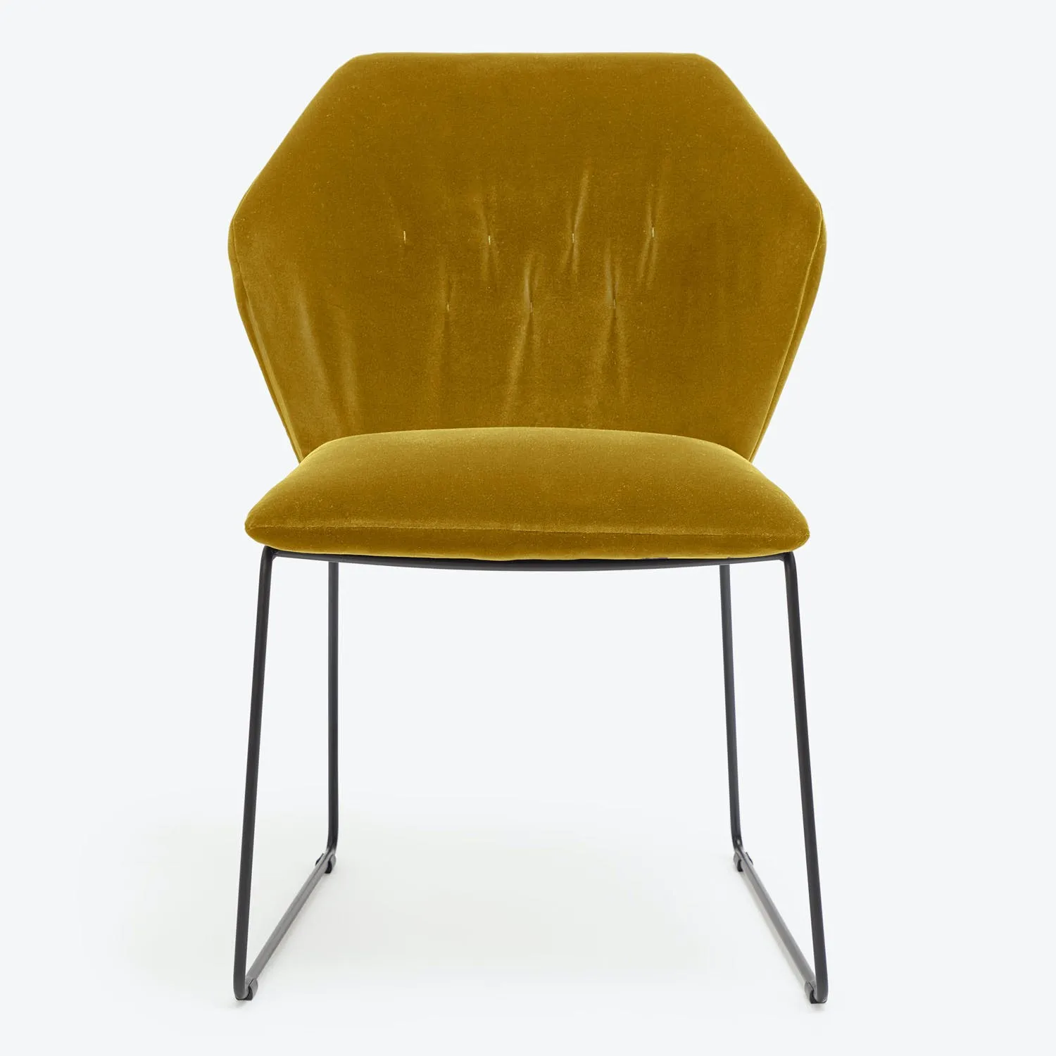 New York Sedia Dining Chair, Luxe Velvet