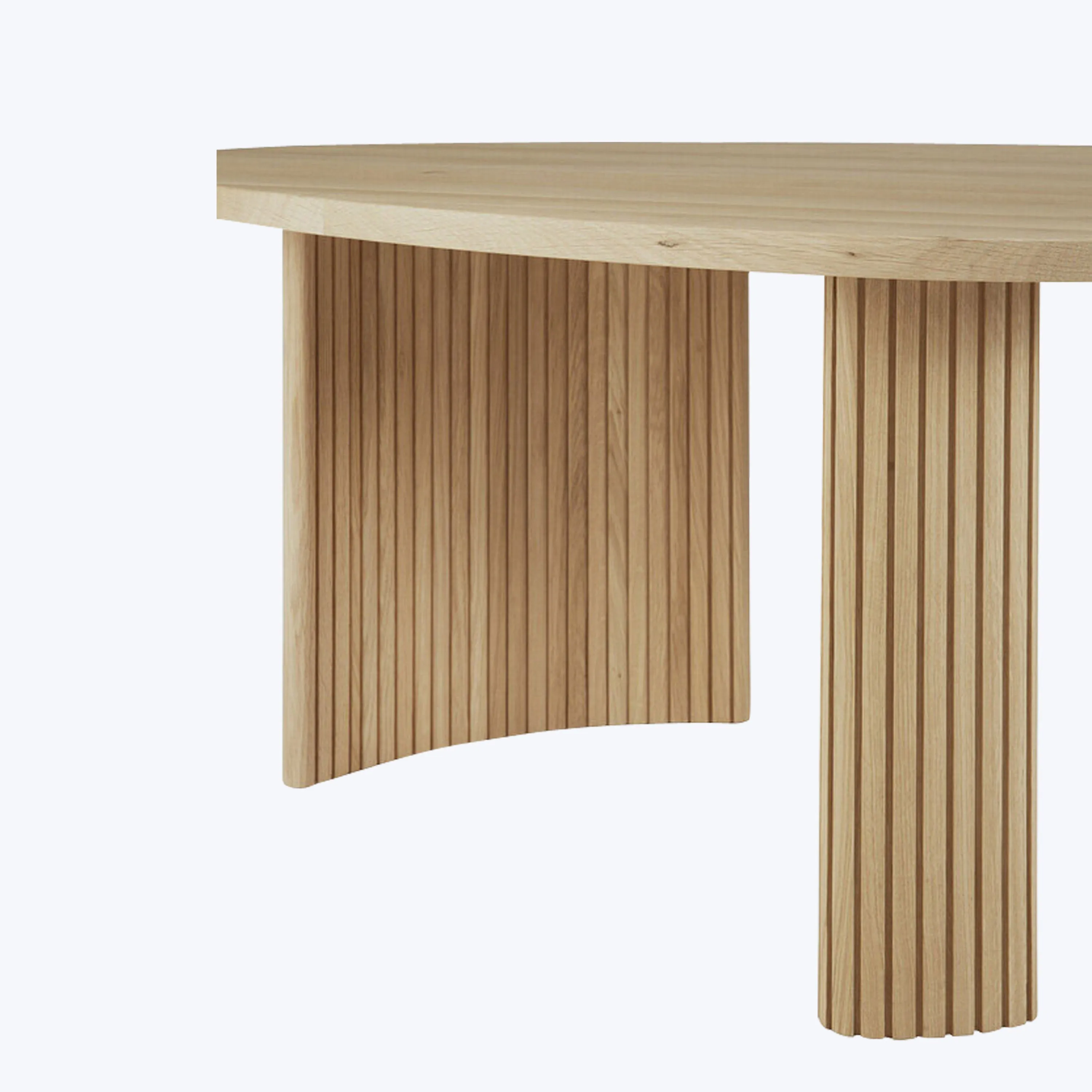 Oak Boomerang Coffee Table