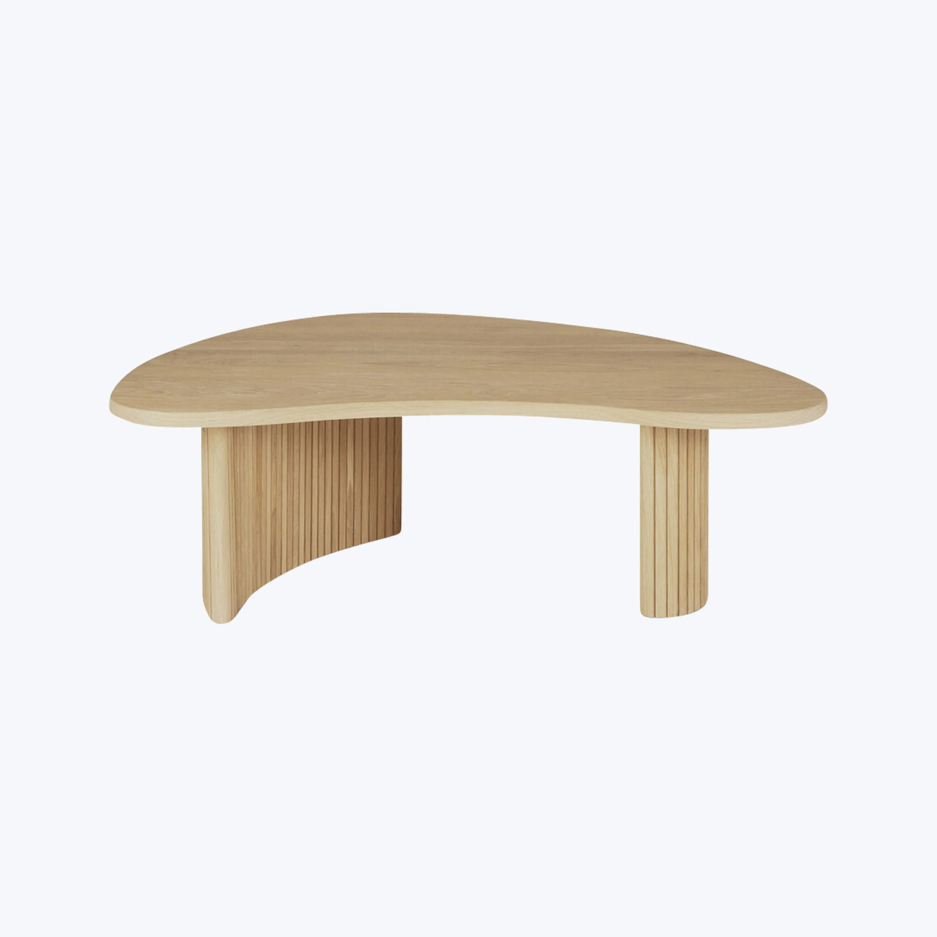 Oak Boomerang Coffee Table