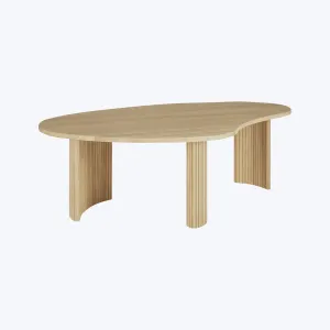 Oak Boomerang Coffee Table