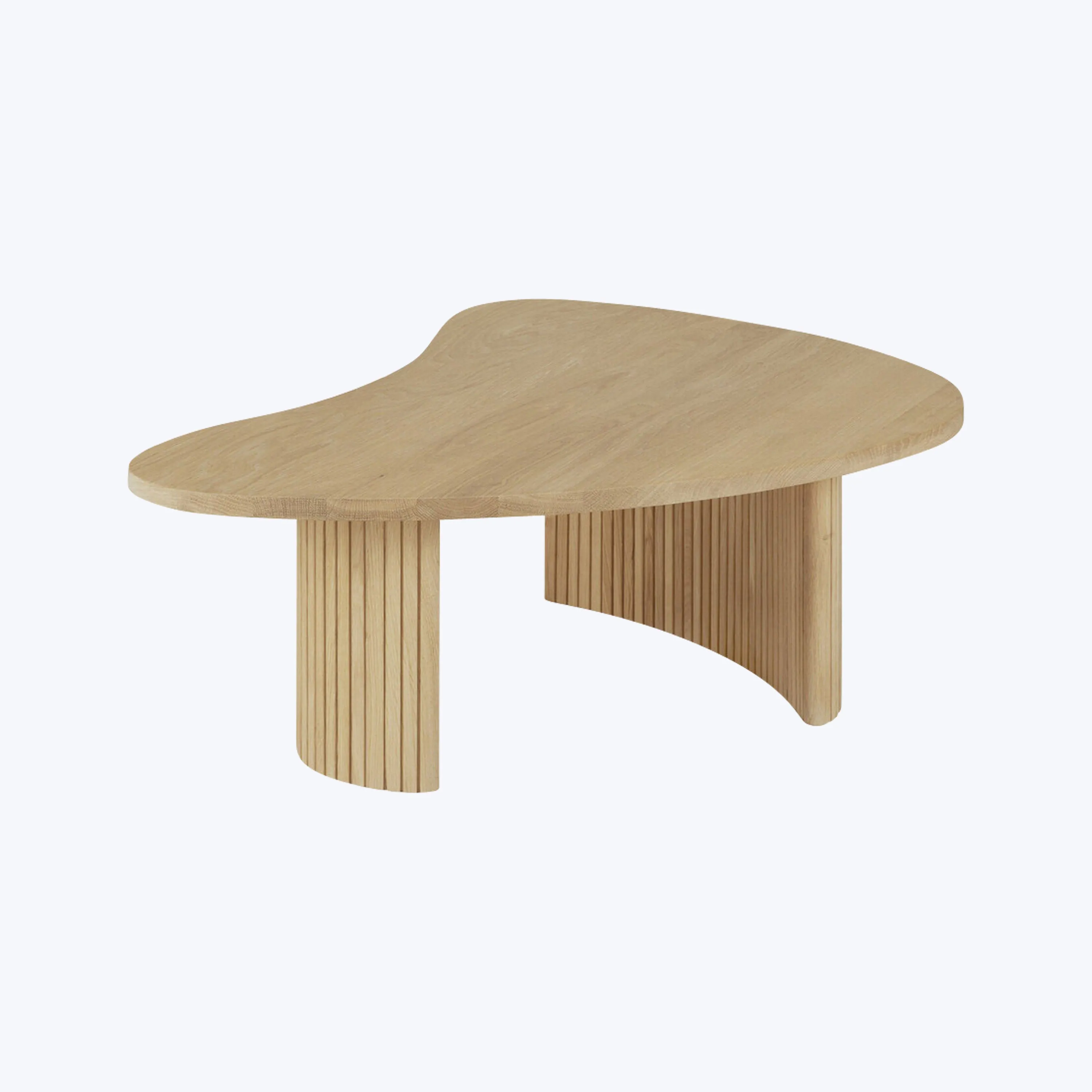 Oak Boomerang Coffee Table