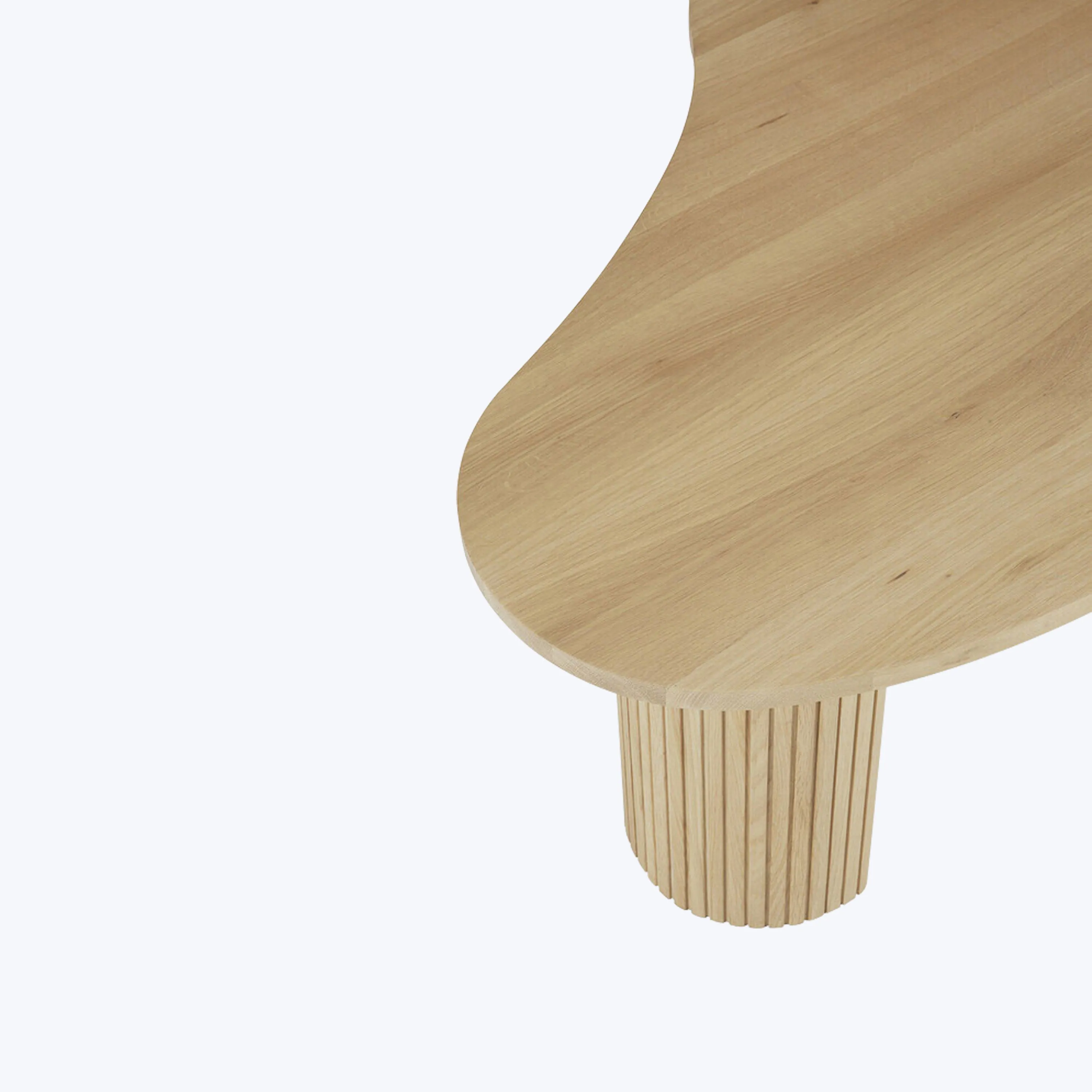 Oak Boomerang Coffee Table