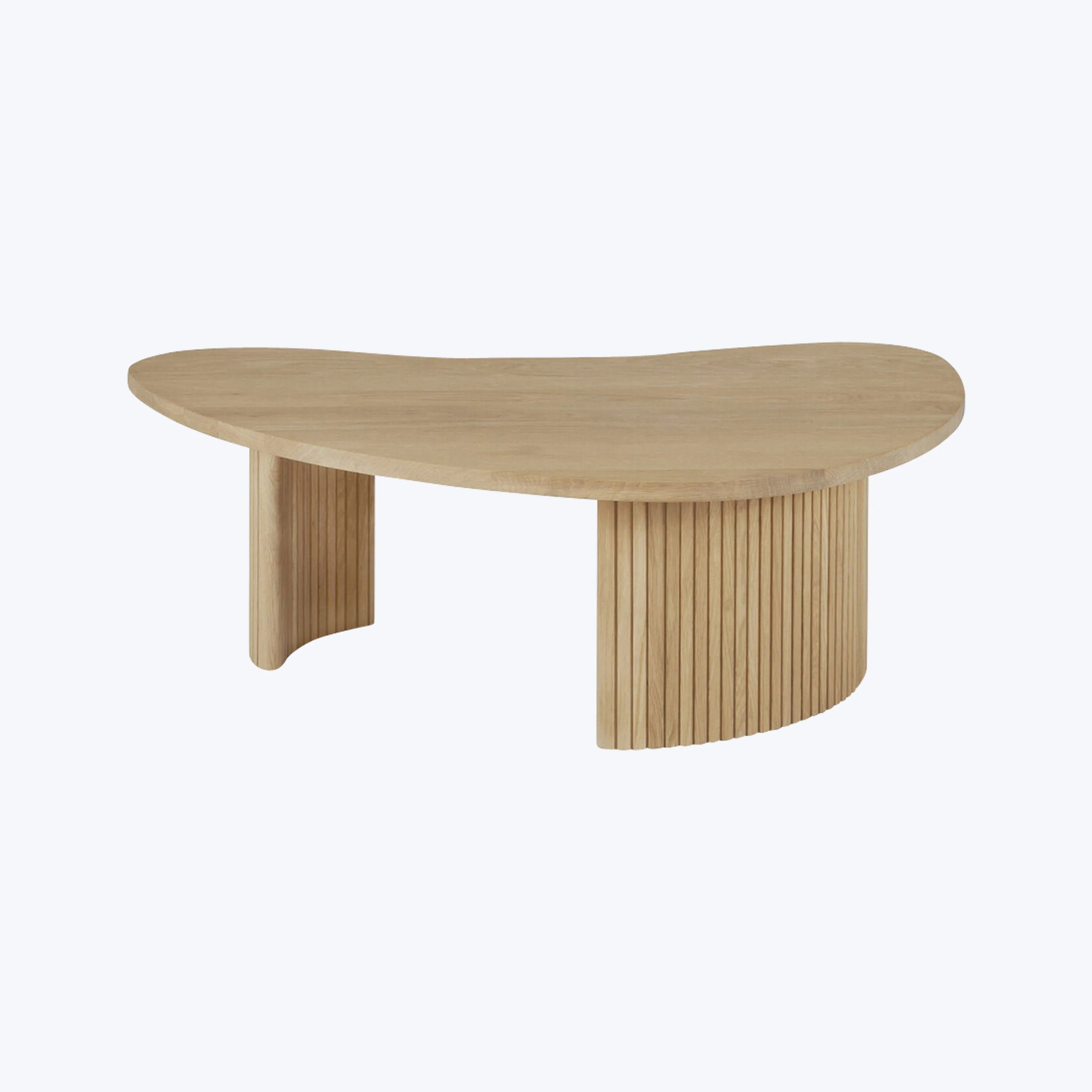 Oak Boomerang Coffee Table
