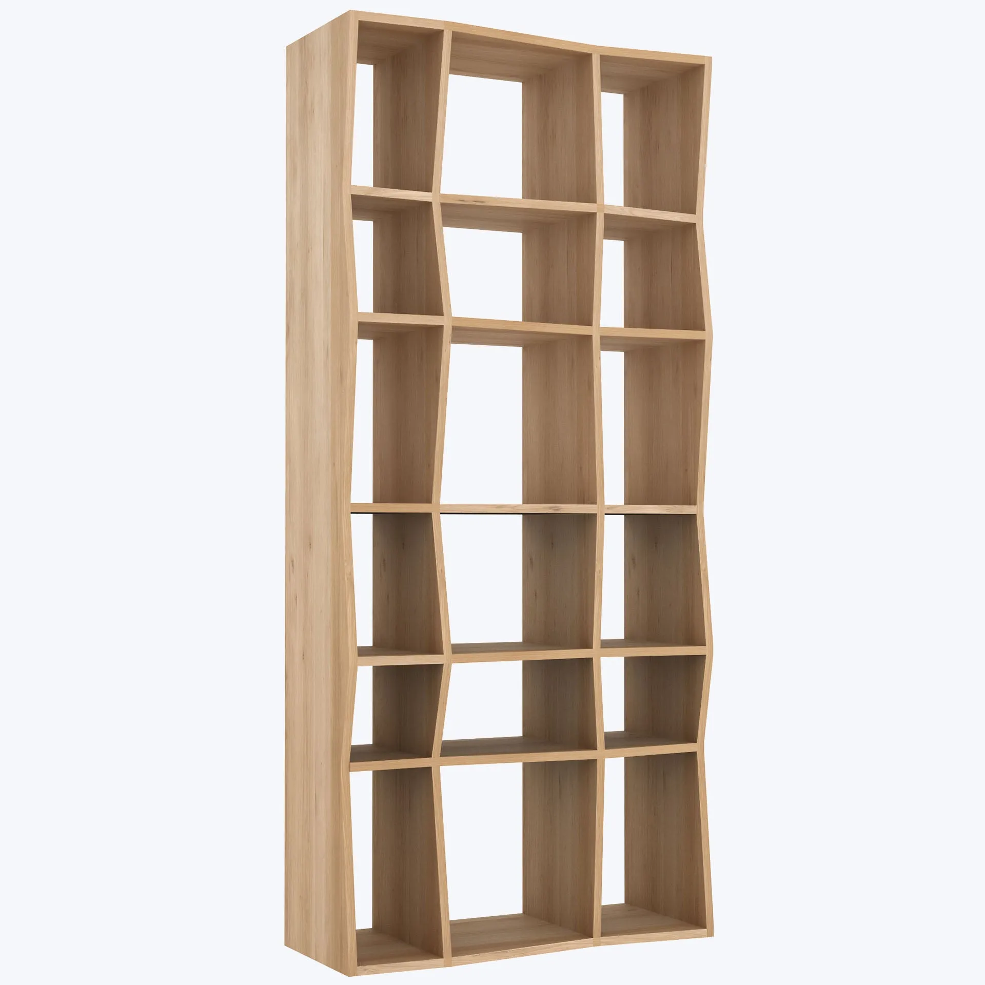 Oak Mosaic Bookcase