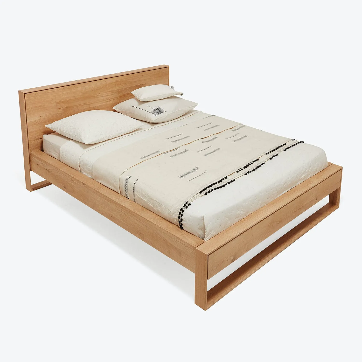 Oak Nordic II Platform Bed