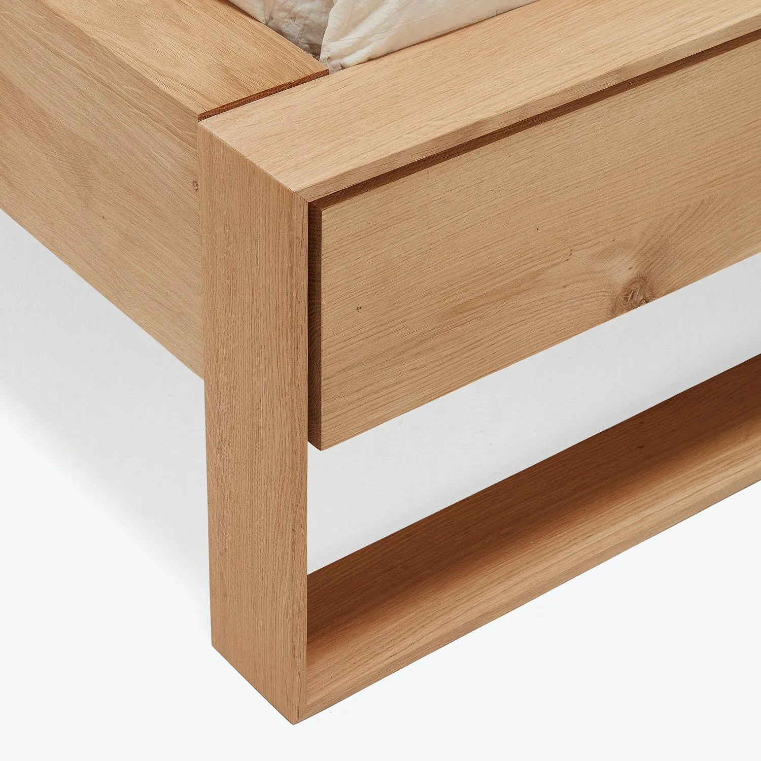 Oak Nordic II Platform Bed