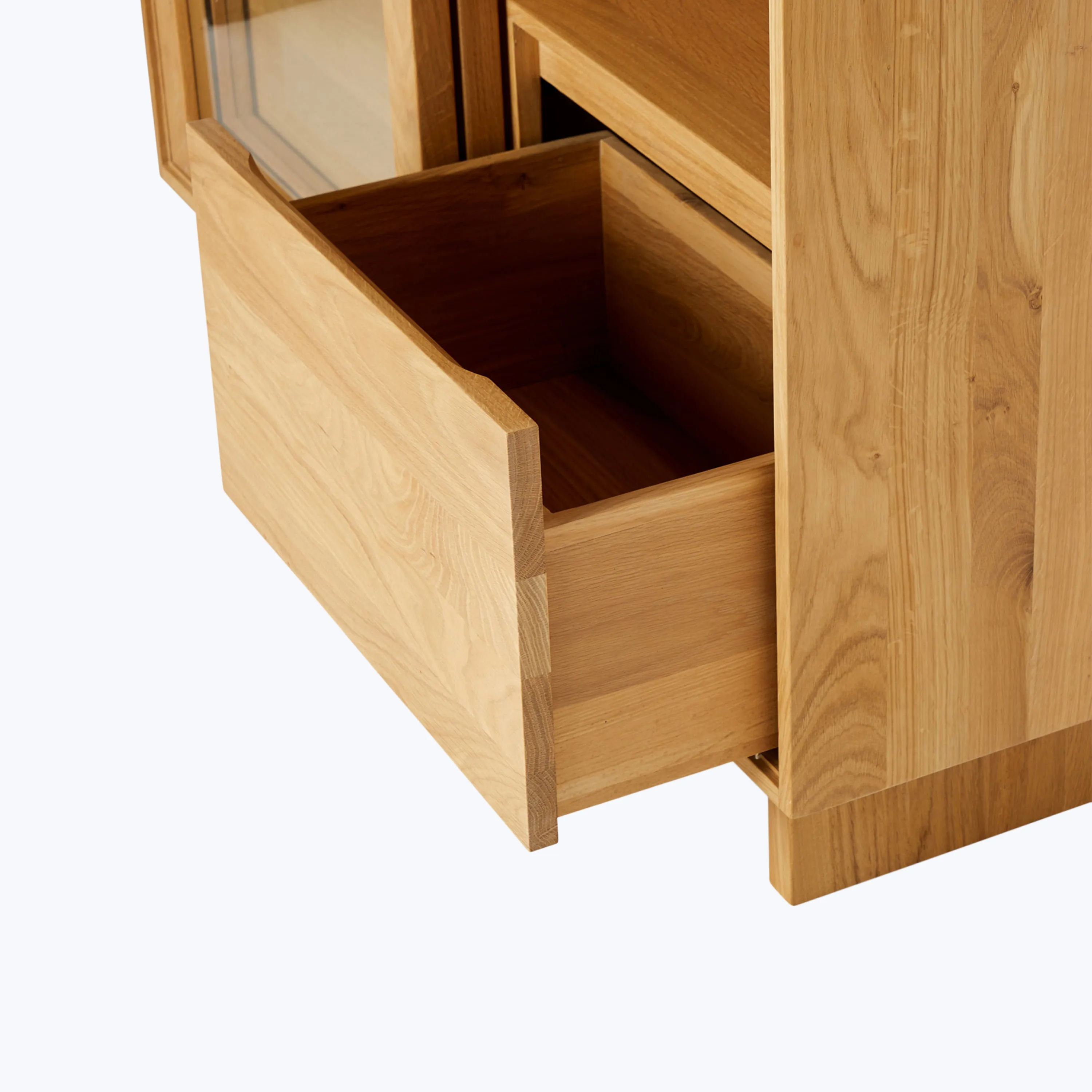 Oak Wave Storage Cabinet