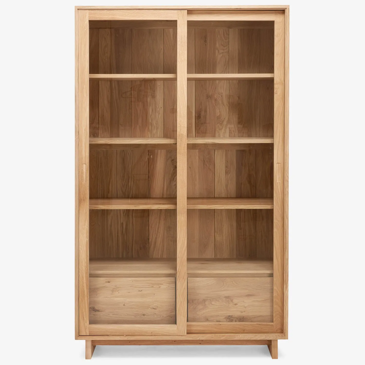 Oak Wave Storage Cabinet