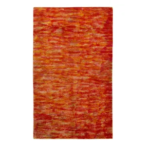 Orange Overdyed Wool Rug - 10' x 7'10"