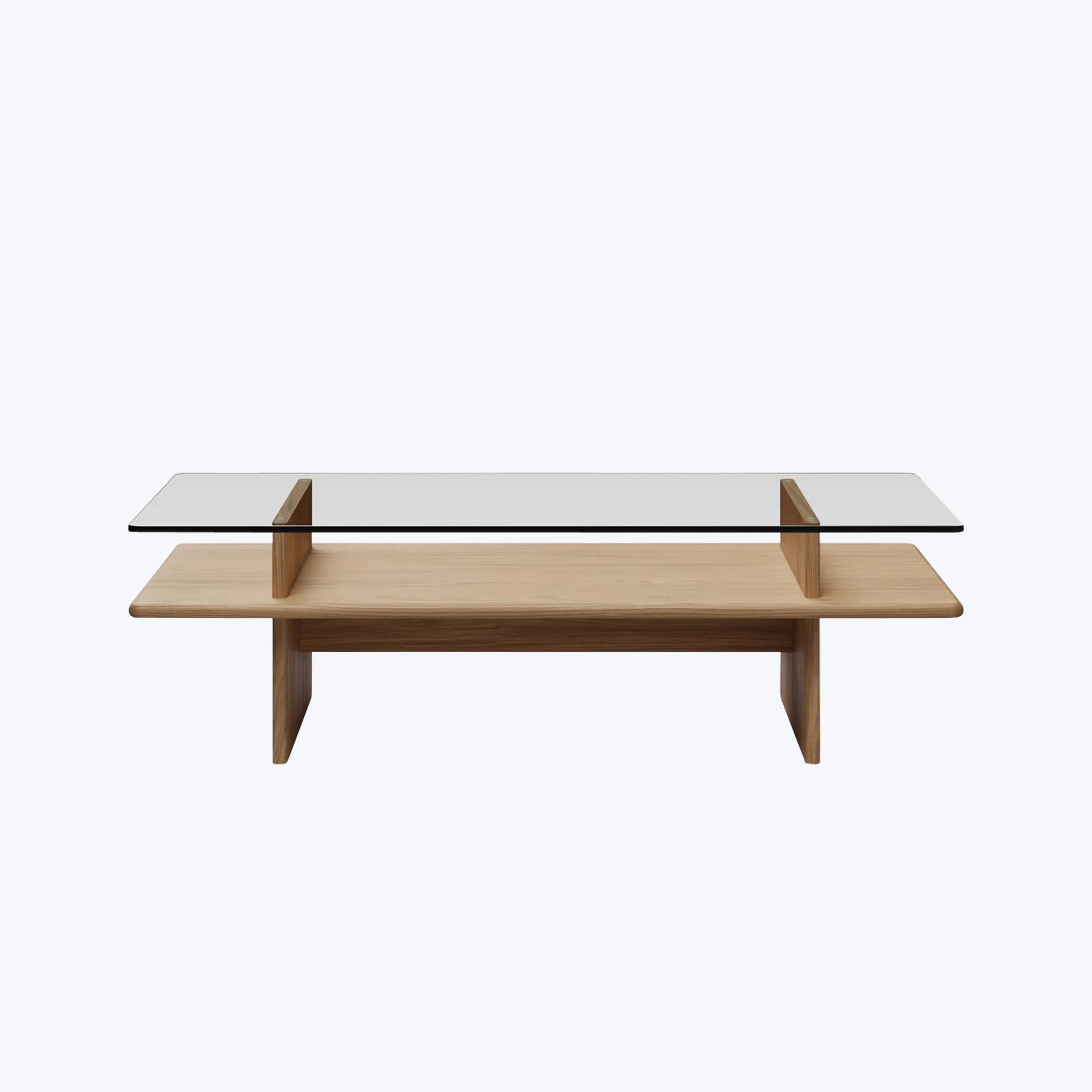 Parallel Rectangular Coffee Table