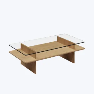 Parallel Rectangular Coffee Table