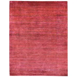 Pink Alchemy Contemporary Silk Rug - 8'9" x 11'5"