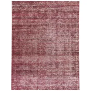 Pink Alchemy Transitional Wool Linen Cotton Blend Rug - 7'9" x 10'6"