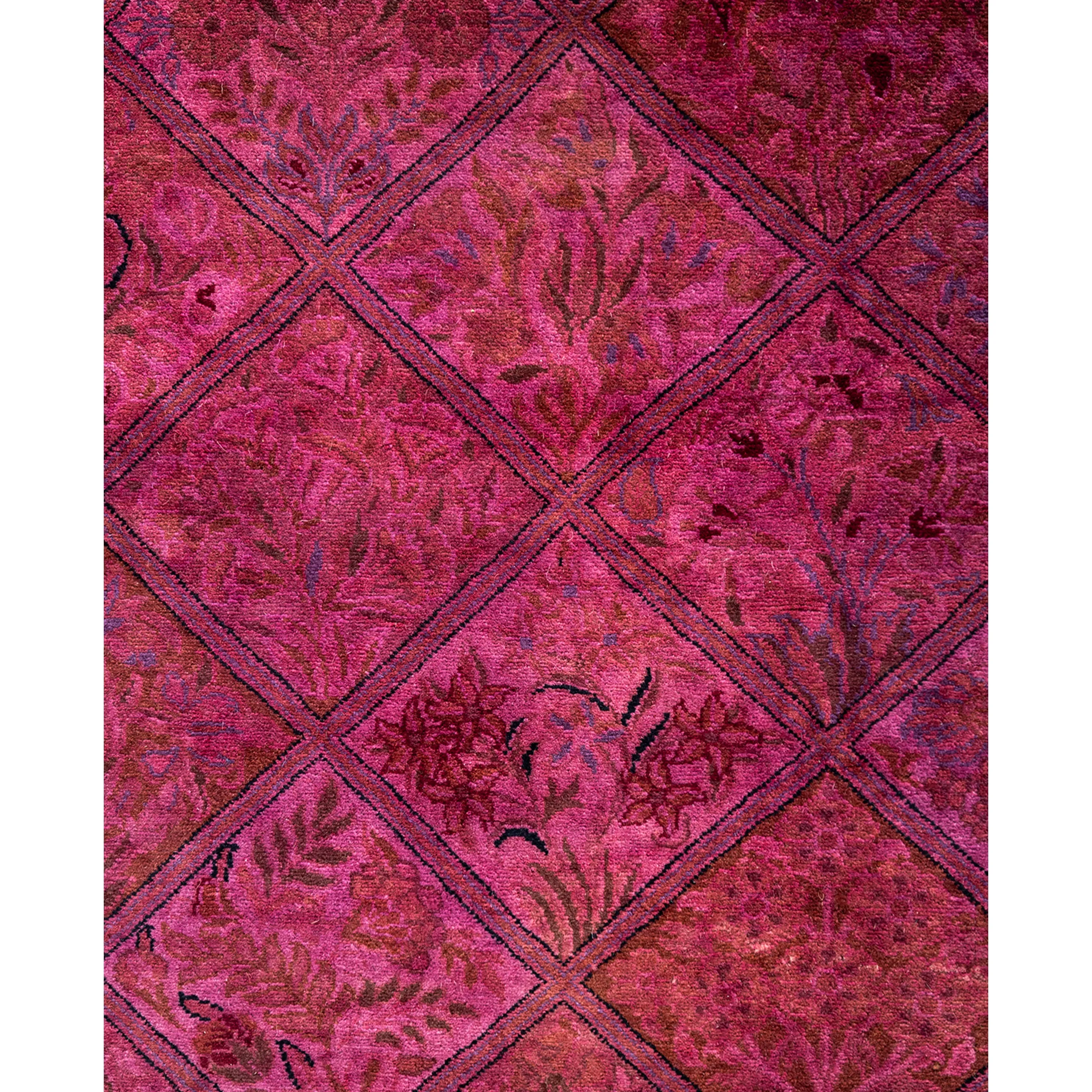 Pink Overdyed Wool Runner - 2'8" x 8'8"