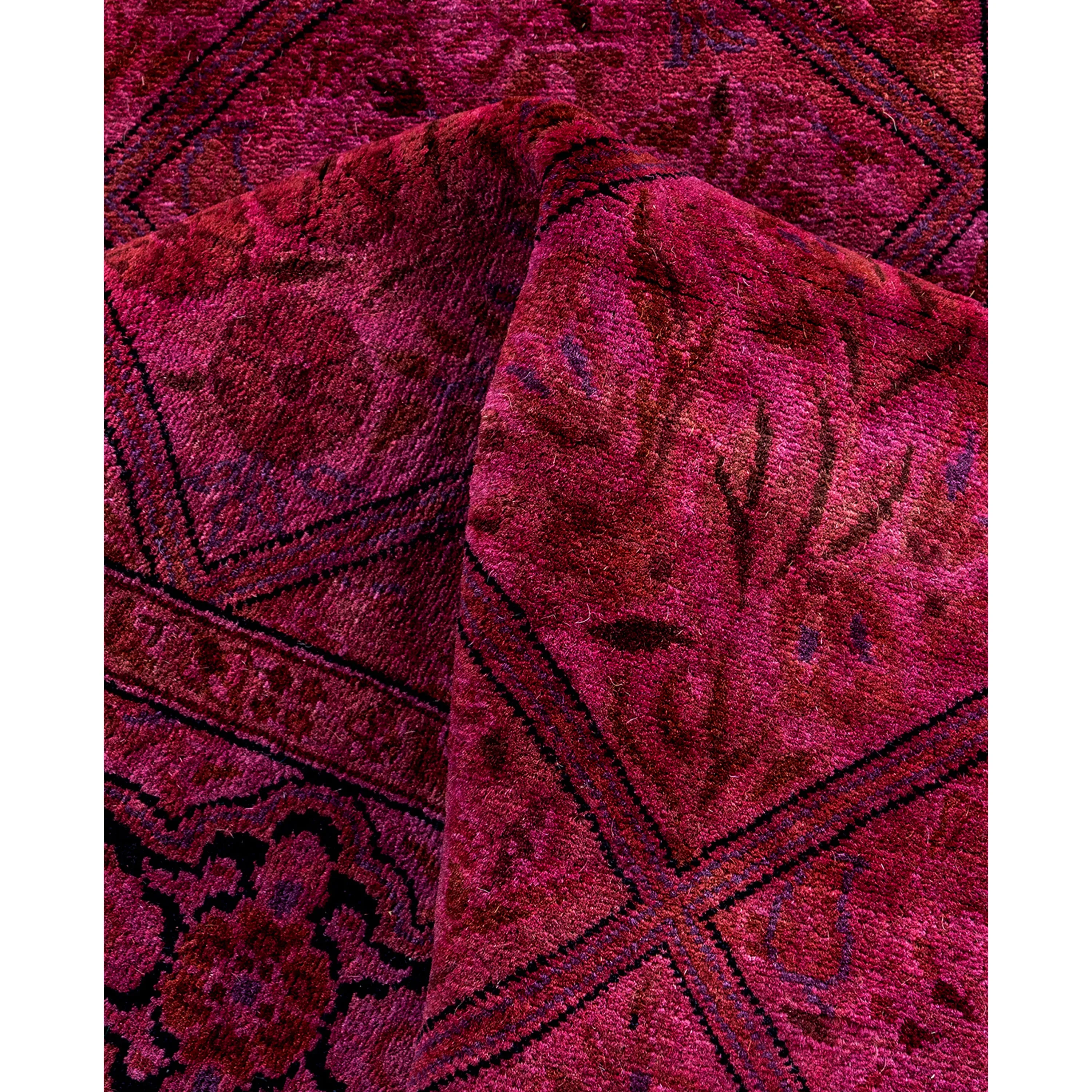 Pink Overdyed Wool Runner - 2'8" x 8'8"