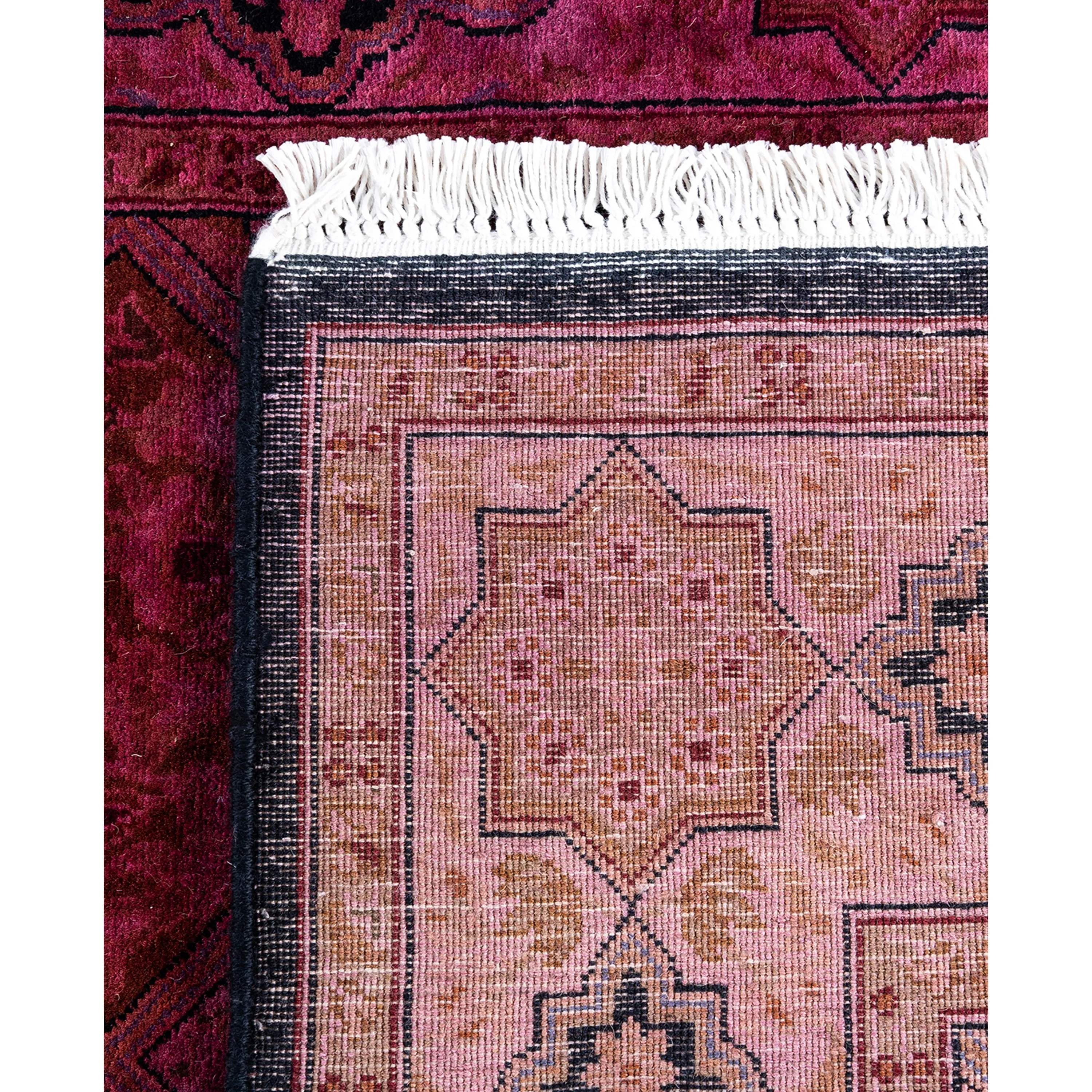 Pink Overdyed Wool Runner - 2'8" x 8'8"
