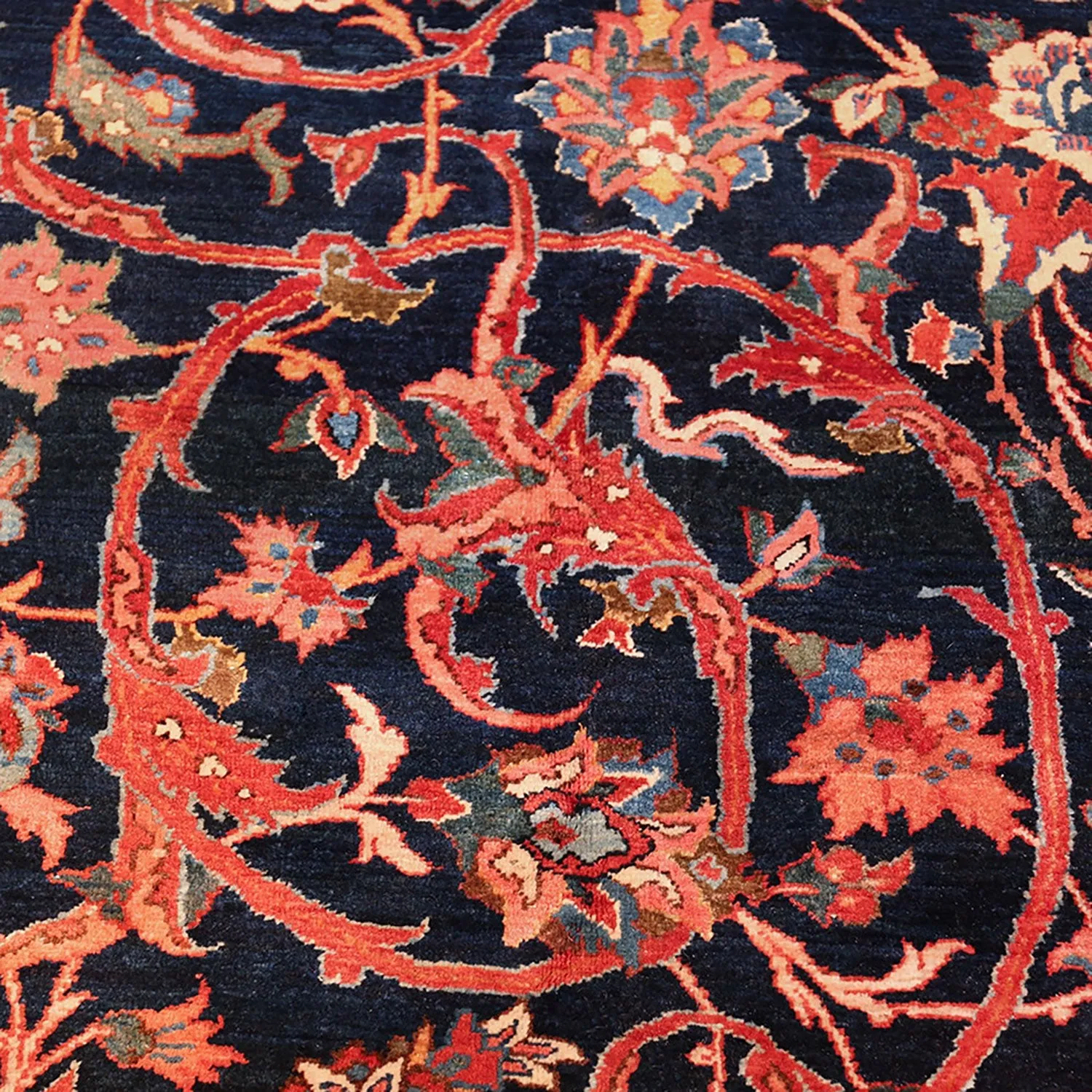 Pink Vintage Persian Bidjar Rug - 10'0" x 13'9"