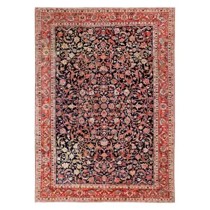 Pink Vintage Persian Bidjar Rug - 10'0" x 13'9"