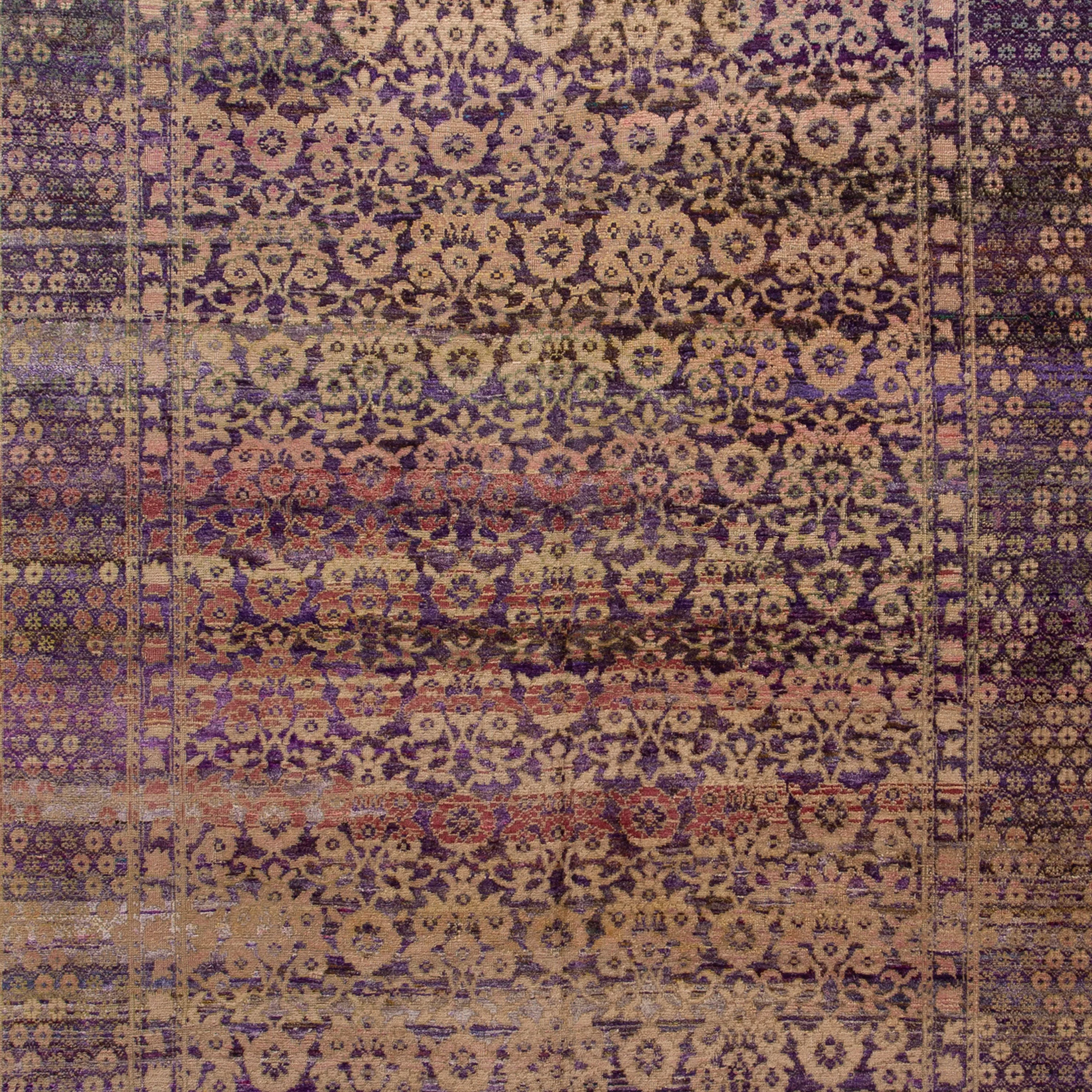 Purple Alchemy Transitional Runner - 7'11" x 10'"