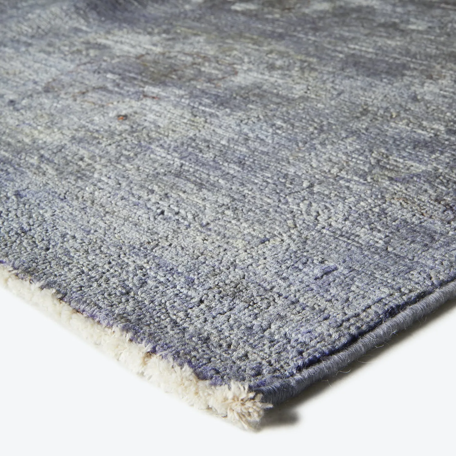 Purple Overdyed Wool Rug - 9'5" x 14'9"
