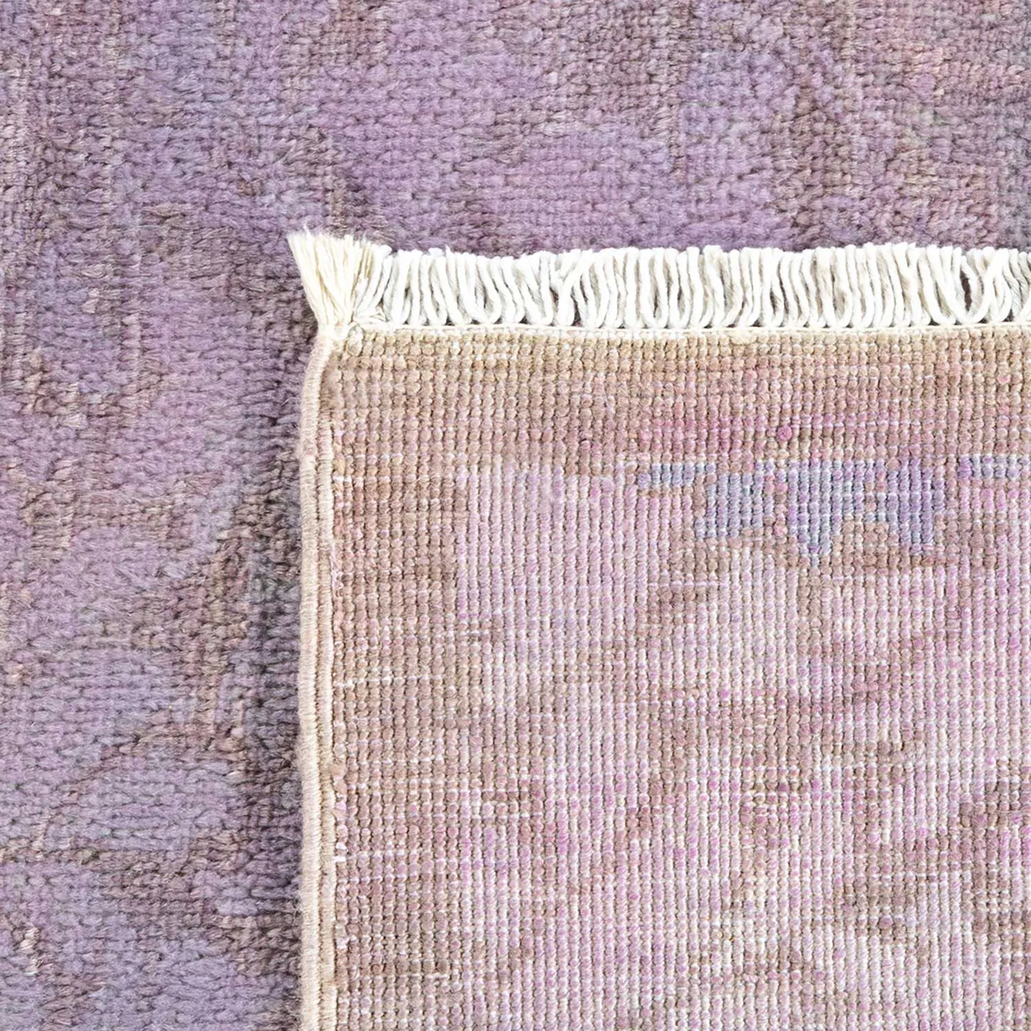 Purple Transitional Wool Runner - 4'2" x 10'2"