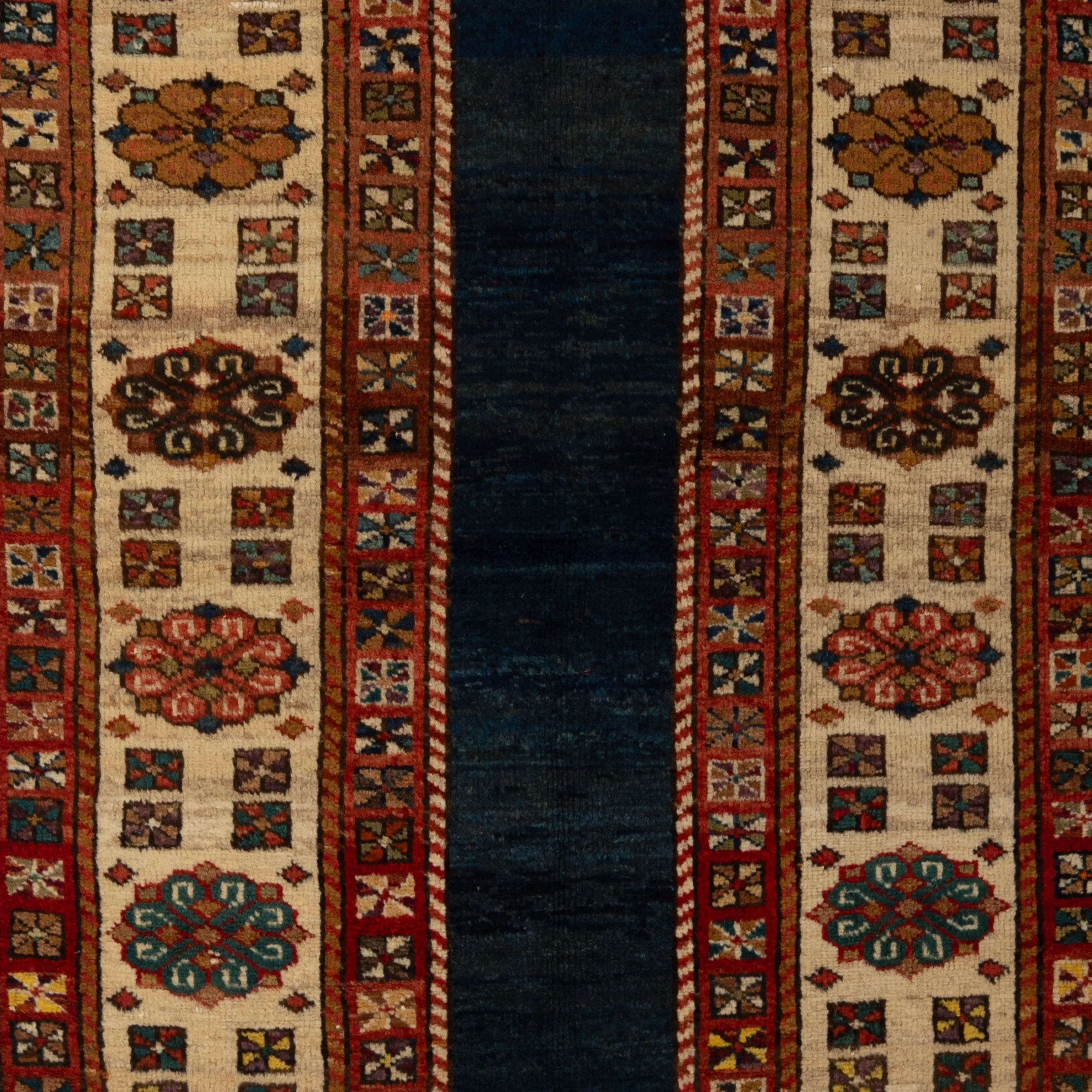Red & Blue Antique Talish Runner - 3' x 6'3"