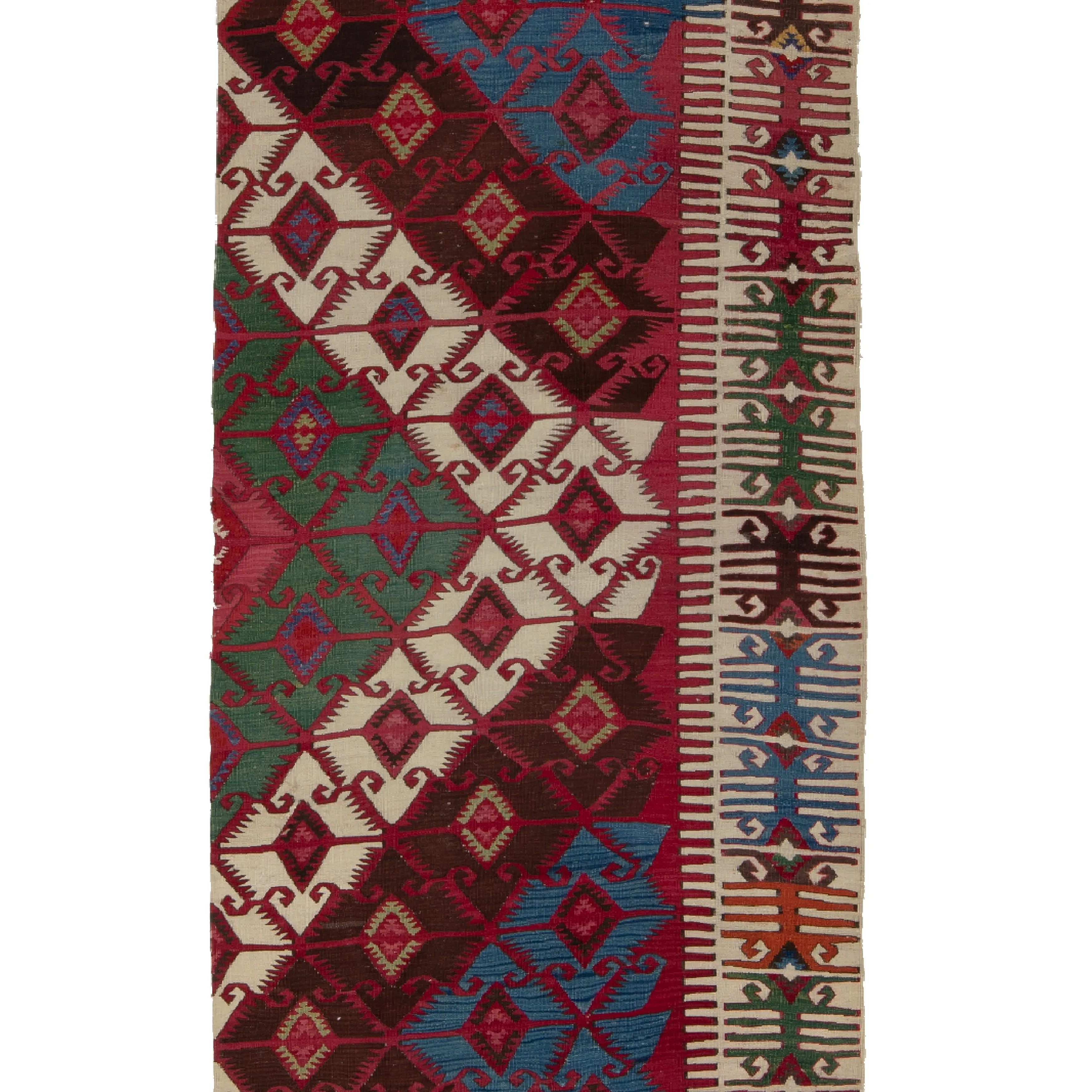 Red Anatolian Kilim Runner - 5'6" x 15'5"