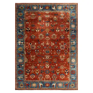 Red Traditional Serapi Wool Rug - 10'3" x 14'