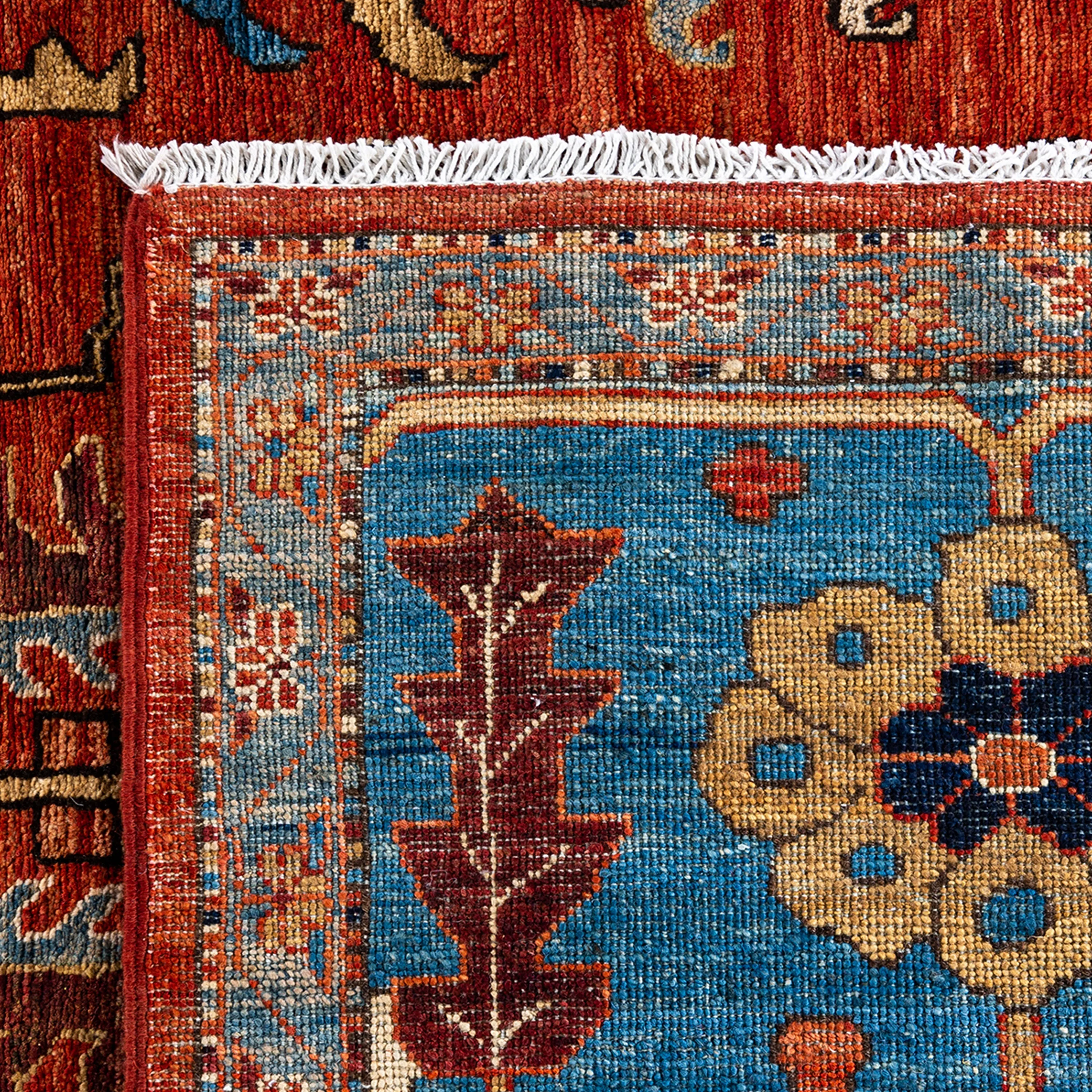 Red Traditional Serapi Wool Rug - 10'3" x 14'