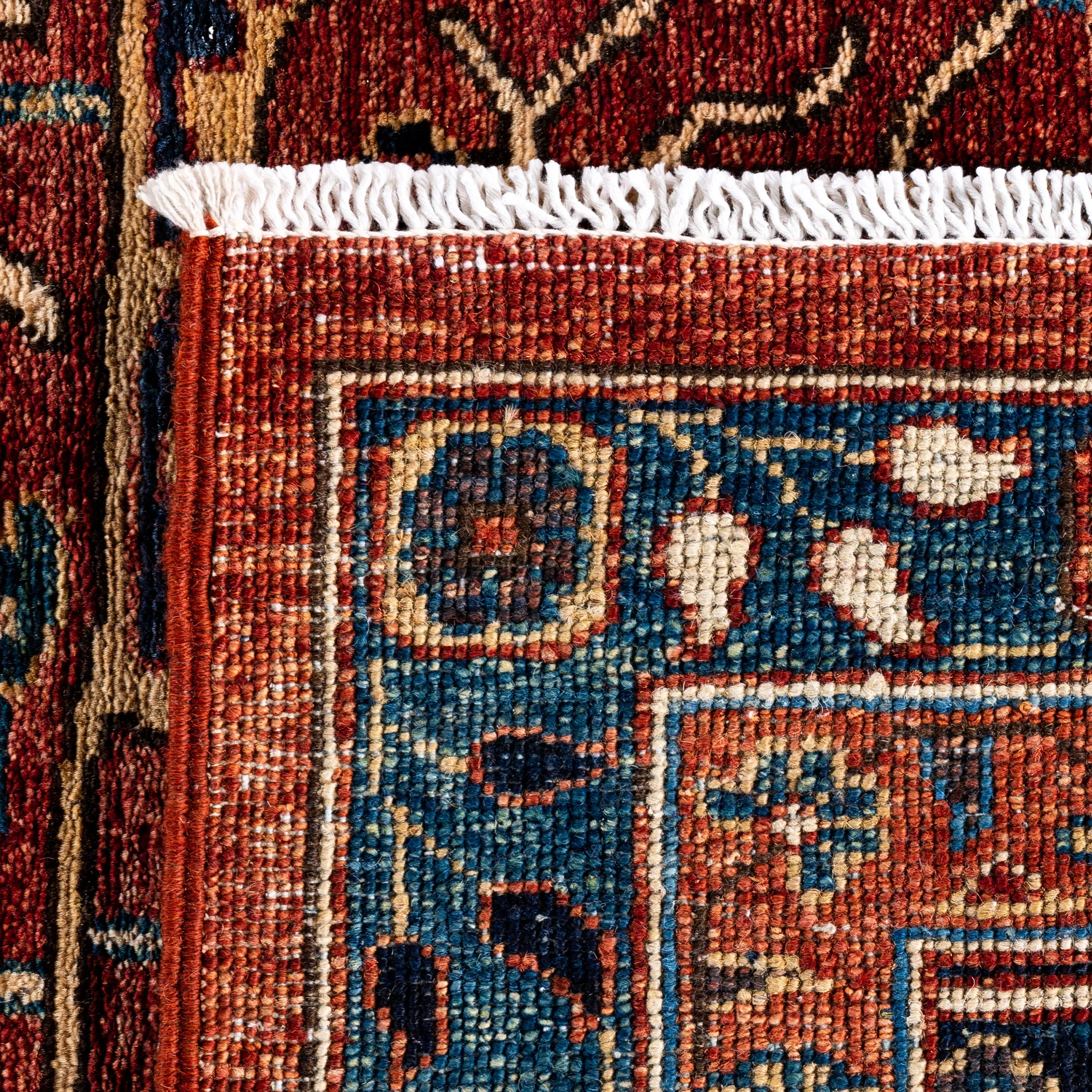 Red Traditional Serapi Wool Rug - 8'10" x 11'8"